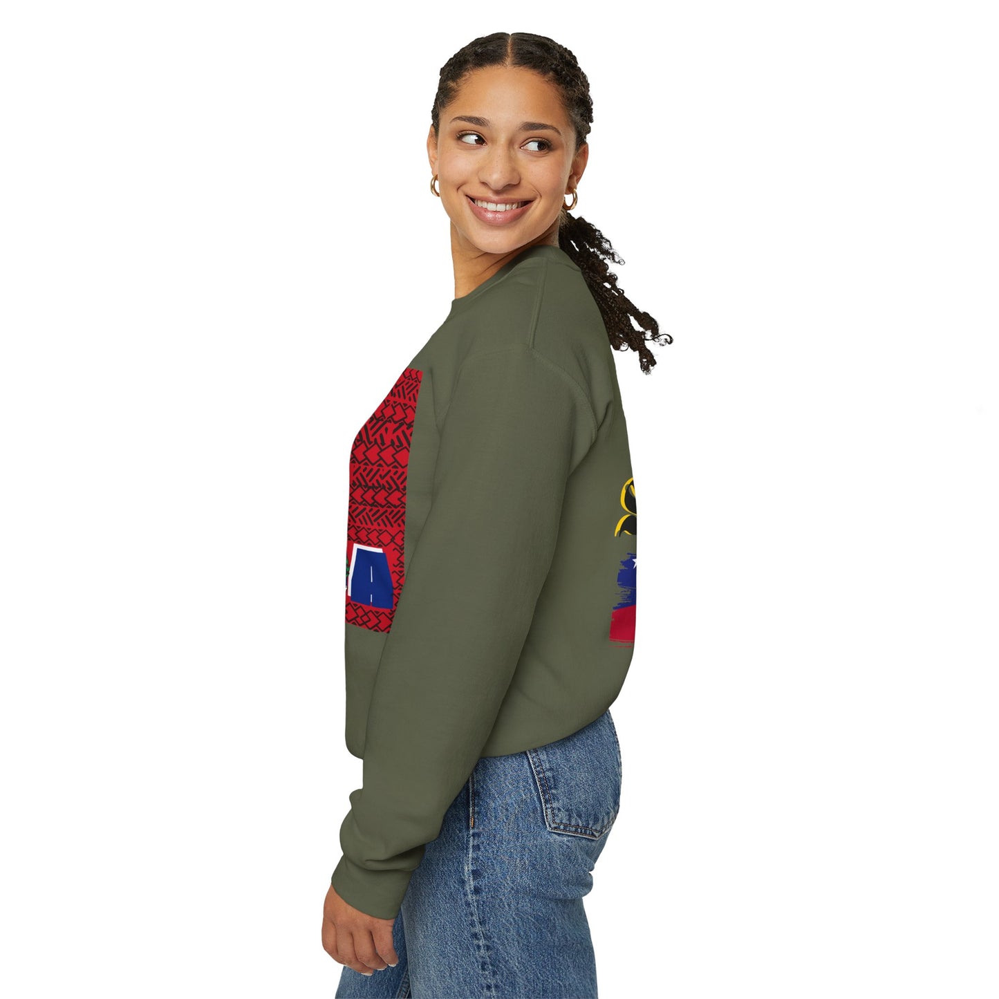 Uso Samoa Island Style, WInter Unisex Heavy Blend™ Crewneck Sweatshirt