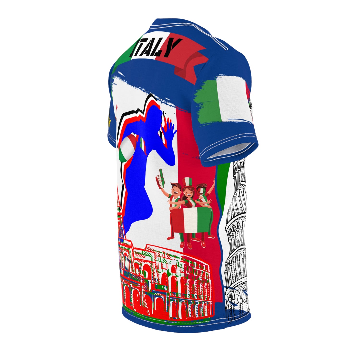 Italy Supporter T-Shirt, Italian Flag Tee, Enthusiast Shirt, European Pride Apparel, Italy Heritage Clothing