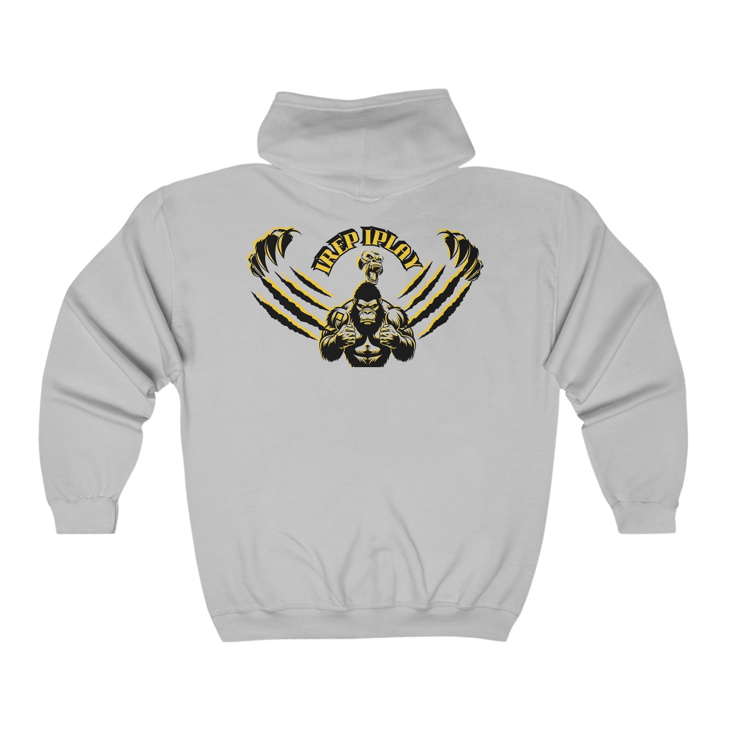 Custom Logo Full Zip Hoodie - iREP iPLAY Sweatshirt for Ultimate Comfort