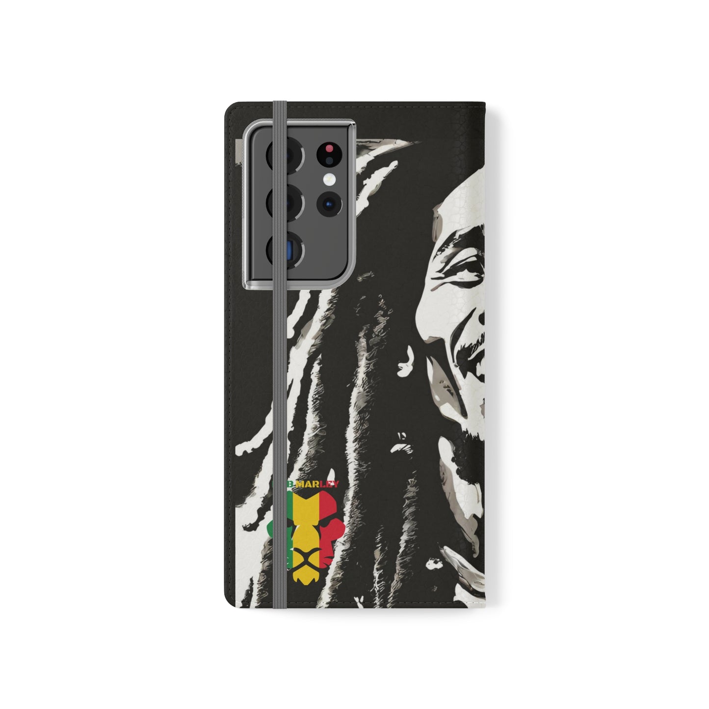 Bob Marley One Legend One Legacy Reggae Rasta Portrait Flip Cases