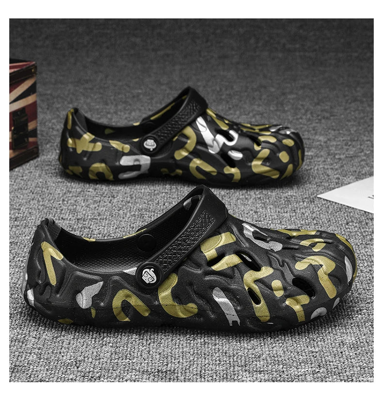 2024 Summer Beach Men's Luxury Comfort Sandals - Casual Fashion Slippers for Home