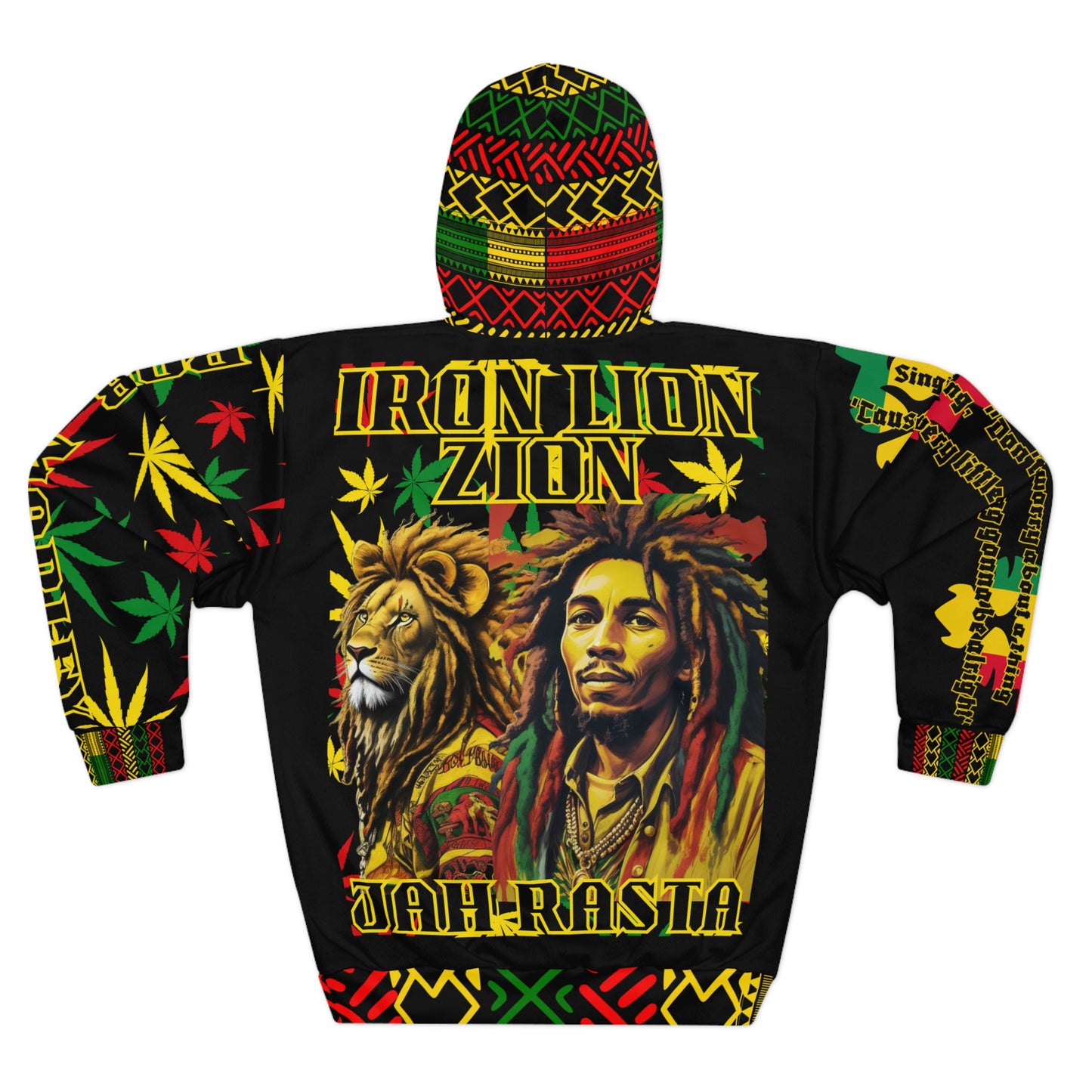 Reggae Rasta Marley Custom Hoodie