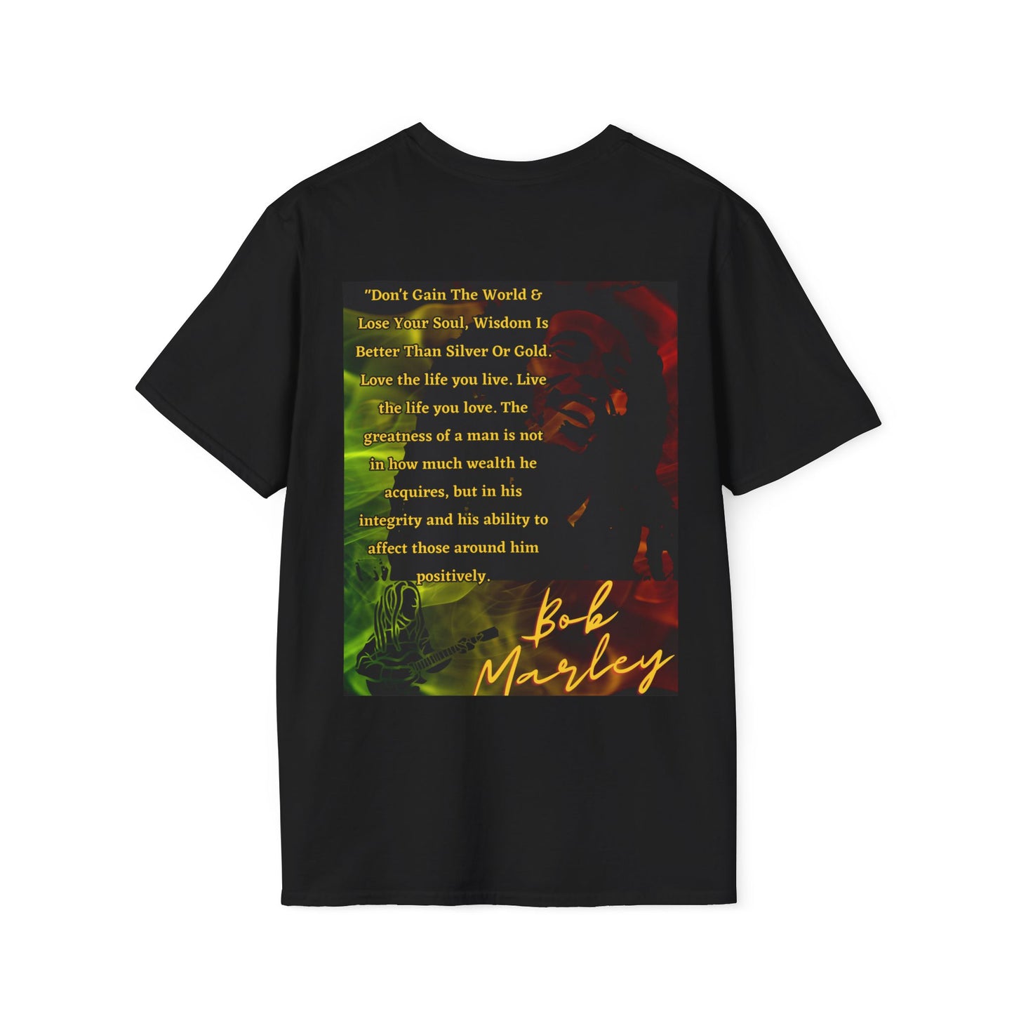 Bob Marley One Legend One Legacy Reggae Rasta Portrait T-Shirt