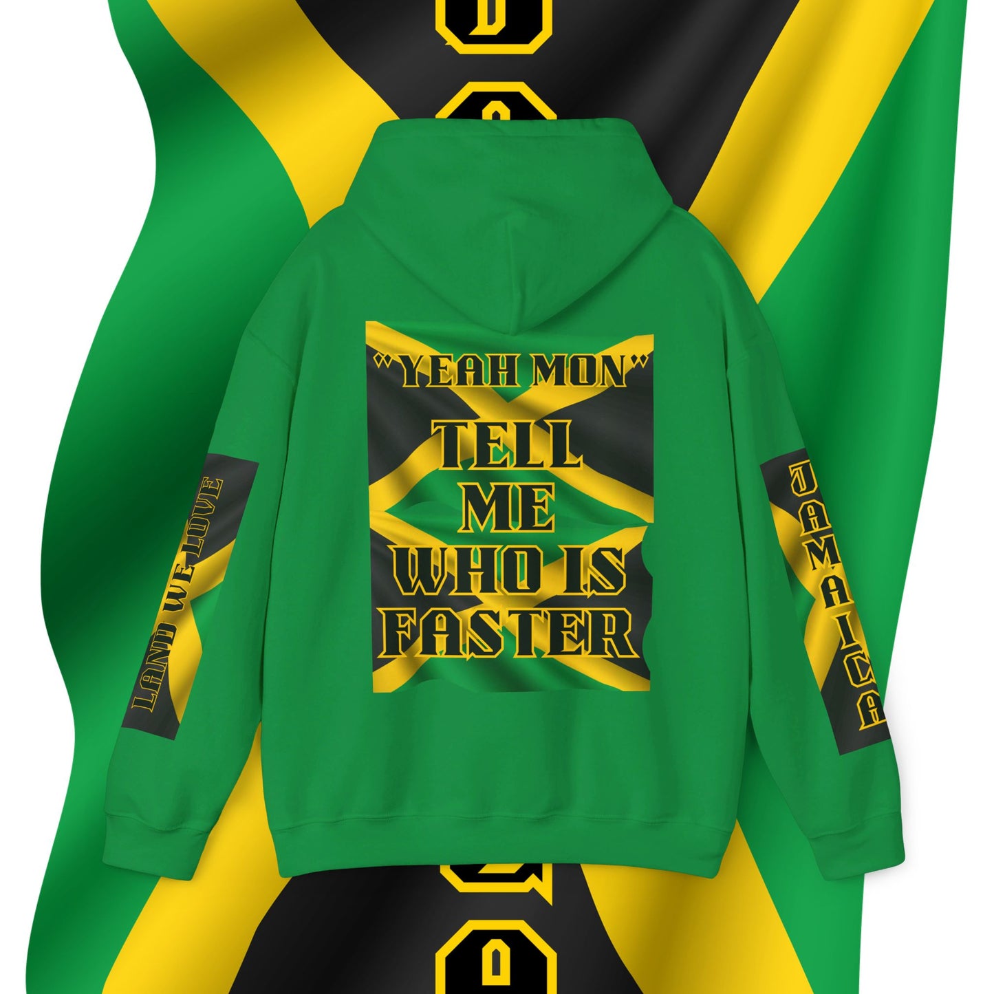 Jamaica Hoodie, Jamaican hooded Sweatshirt, Jamaica pullover, Rasta hoodie, Jamaica Gift idea, kingston #hoodie, world record hoodie
