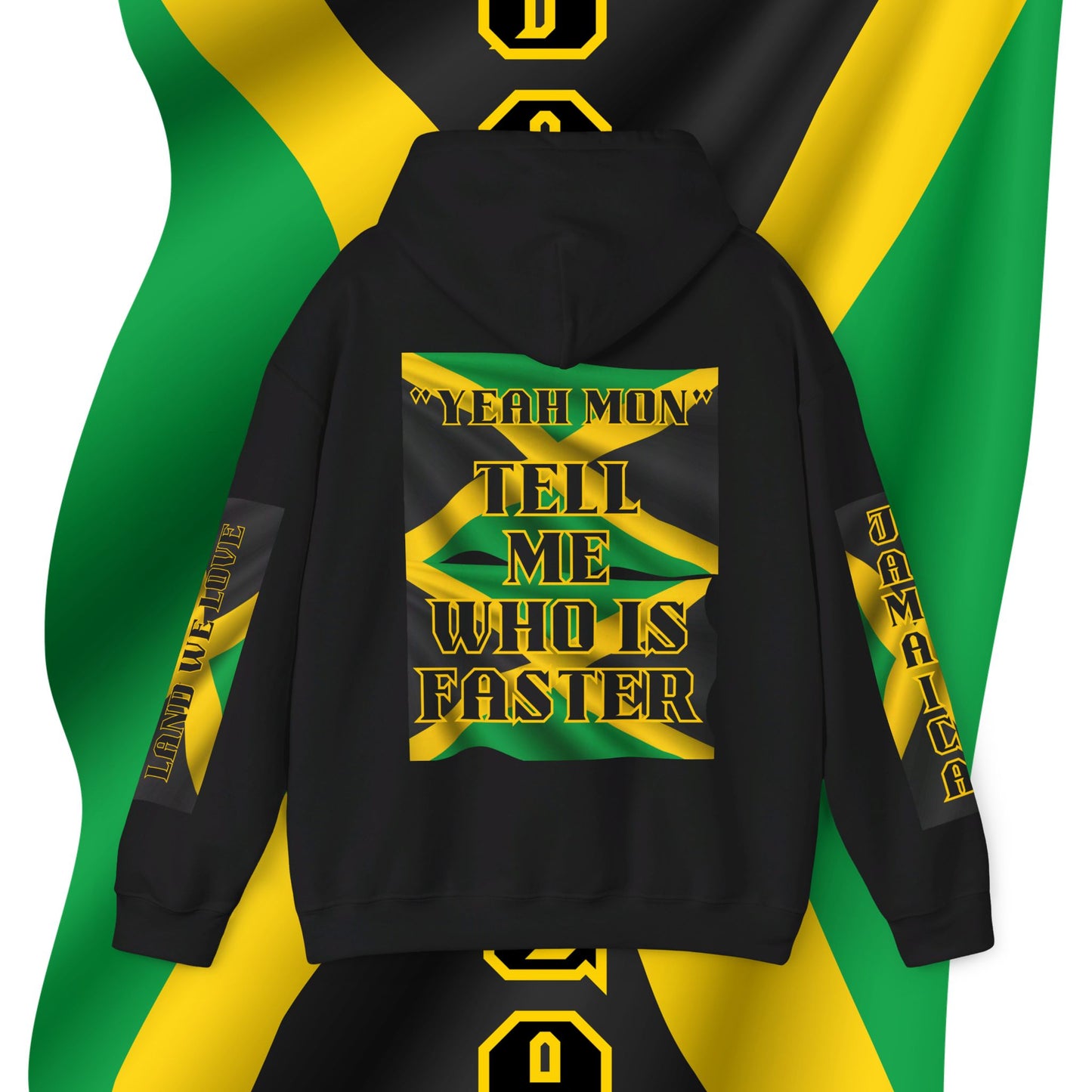 Jamaica Hoodie, Jamaican hooded Sweatshirt, Jamaica pullover, Rasta hoodie, Jamaica Gift idea, kingston #hoodie, world record hoodie