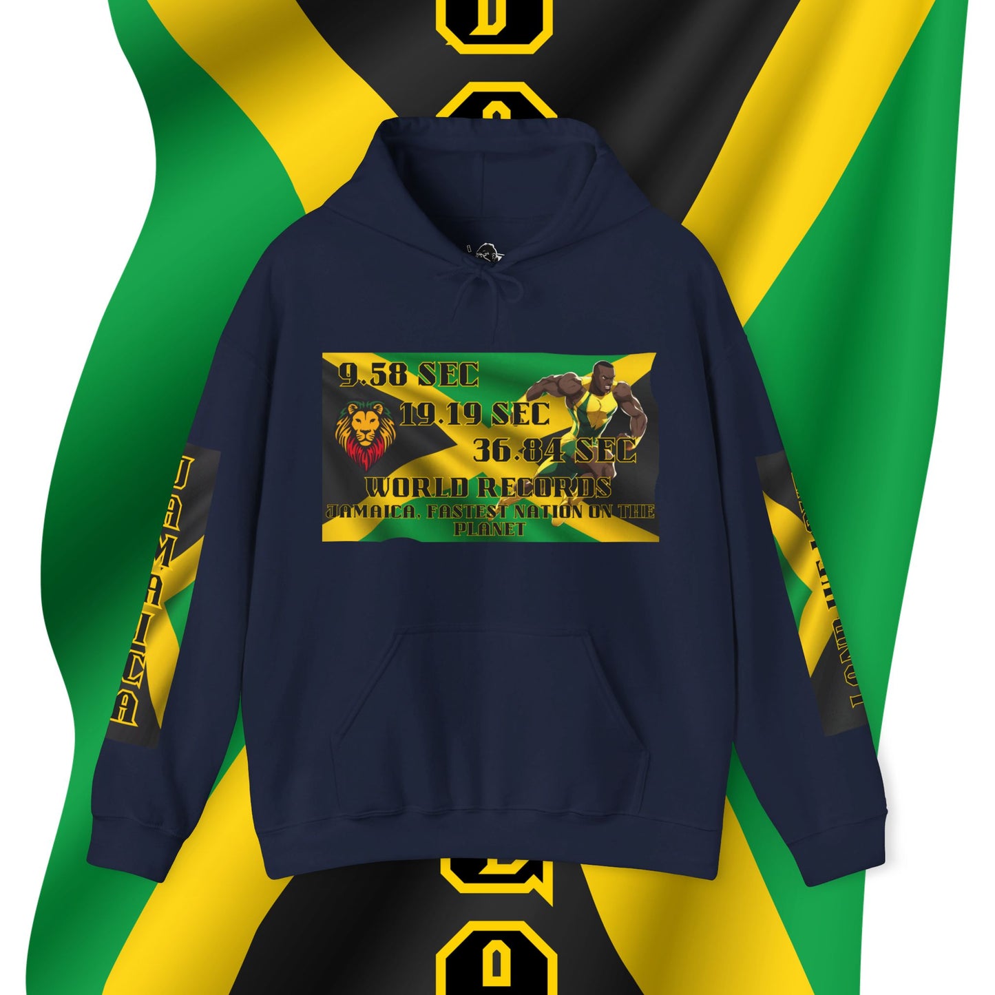 Jamaica Hoodie, Jamaican hooded Sweatshirt, Jamaica pullover, Rasta hoodie, Jamaica Gift idea, kingston #hoodie, world record hoodie