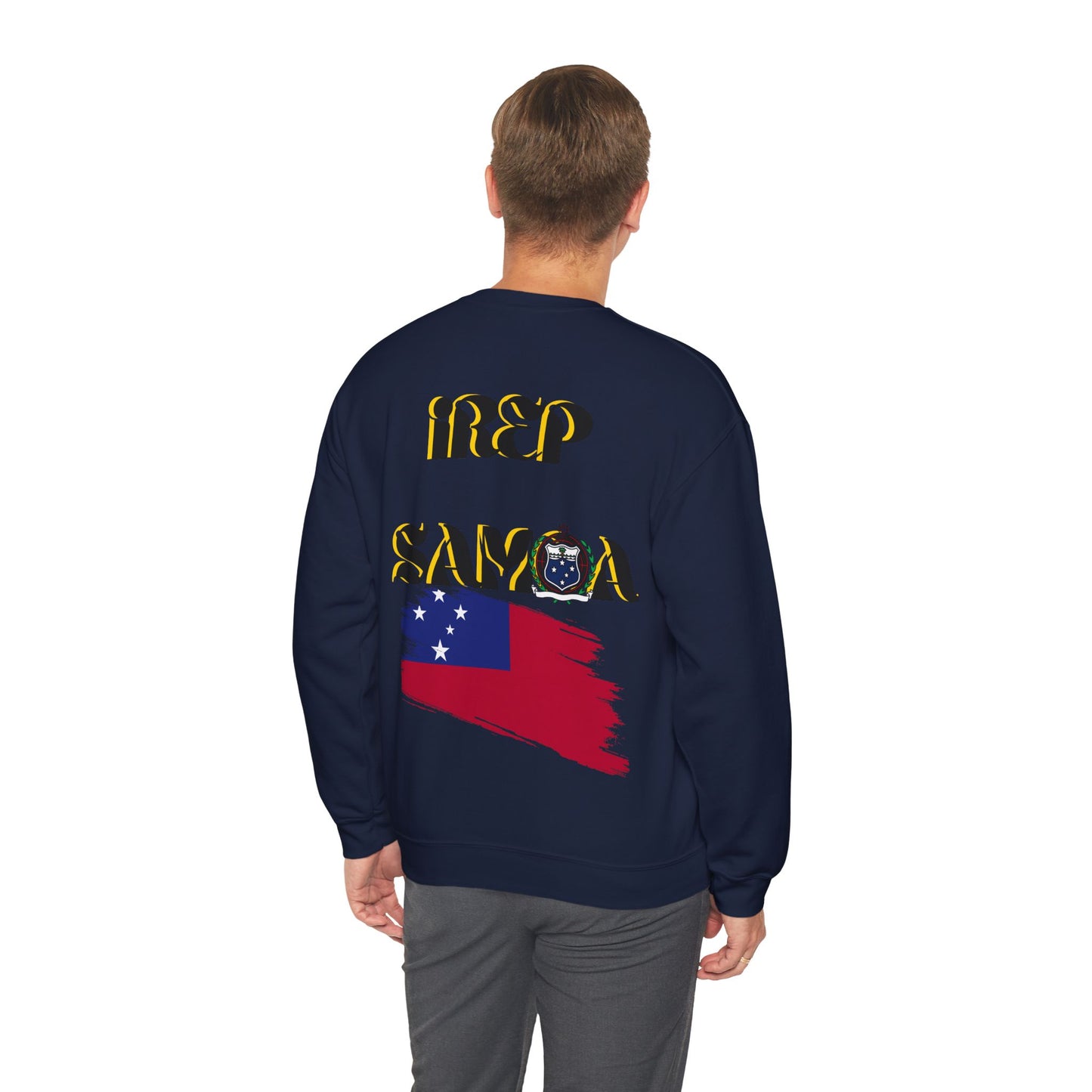 Uso Samoa Island Style, WInter Unisex Heavy Blend™ Crewneck Sweatshirt