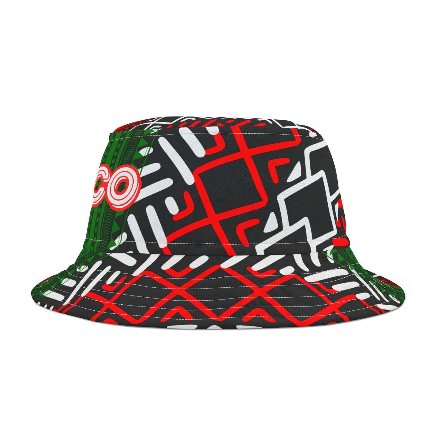 Bucket Hat, Mexico City Viva Mexico Sun Hat, Mexican Culture Hipster Cap, Traveler Gift, Summer Beach Accessory, Festival Headwear