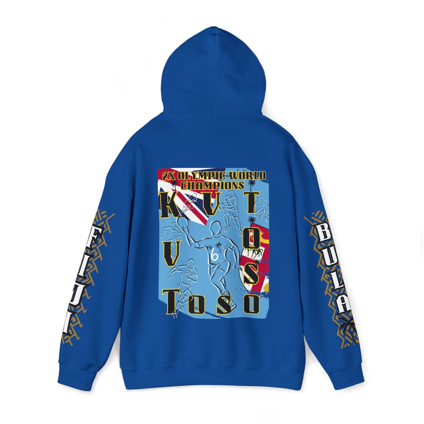 Fiji Hoodie, Fijian Olympic Gold medalist Sweatshirt,  pullover, Olympic Champions, two gold medals, winter, summer Olympics hoodie