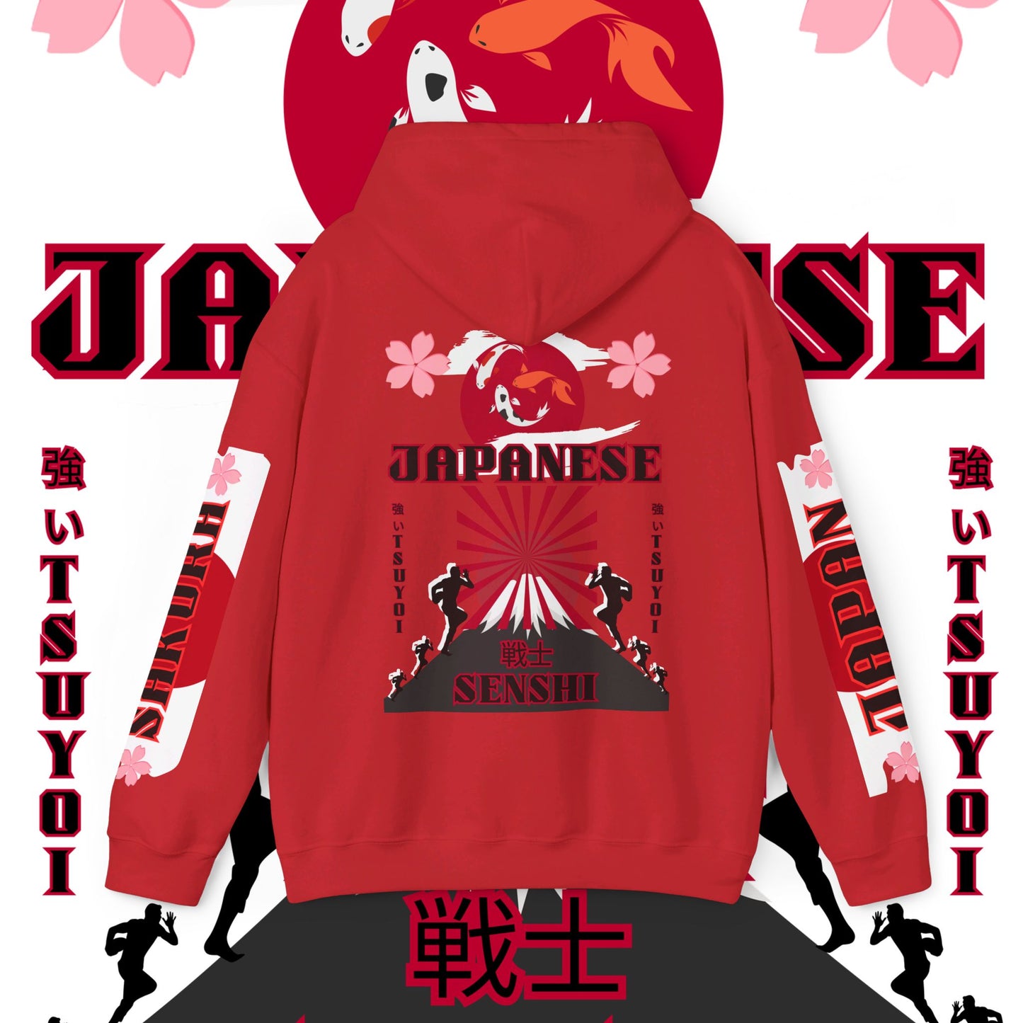 Japan Hoodie, Japanese Sweatshirt, Japanese rugby Hoodie, sakura pullover, tokyo, sumo, culture wear,