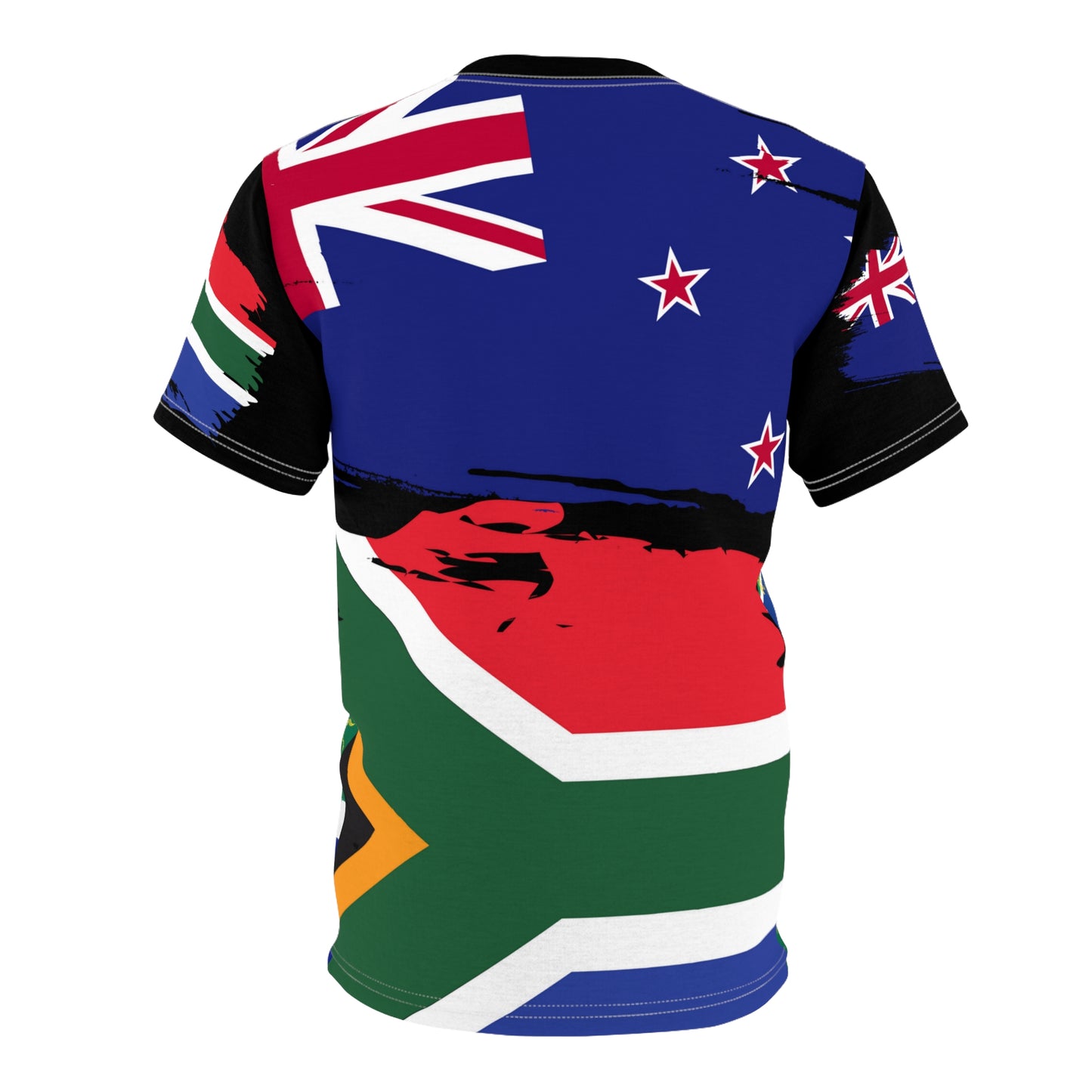 Rugby Championship Unisex Tee, New Zealand South Africa Mix n Match Tshirt, All Blacks Springboks Shirt, Rugby Fan Gift, Rugby Match Day