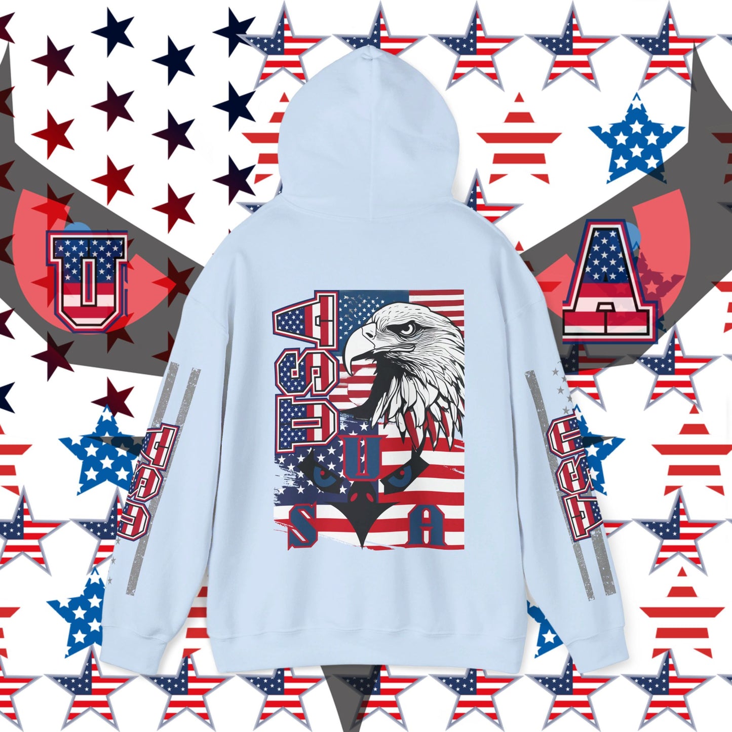 USA Hoodie, usa hooded Sweatshirt, Usa pullover hoodie, USA streetwear, urban wear, USA graphic hoodie