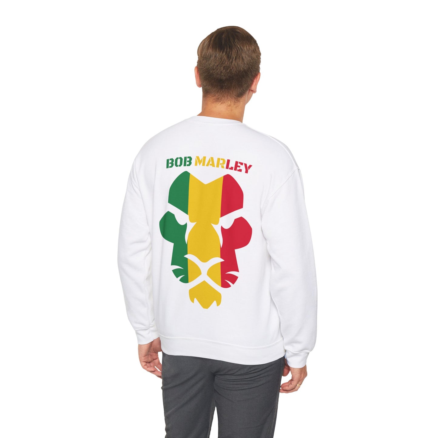 Bob Marley Rasta Jamaican Reggae one LoveUnisex Heavy Blend™ Crewneck Sweatshirt