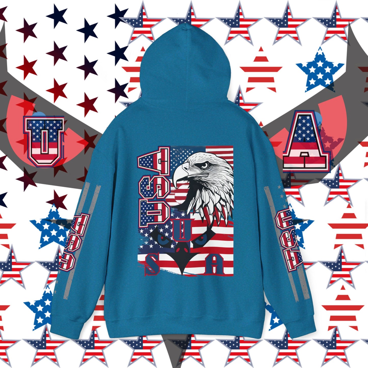 USA Hoodie, usa hooded Sweatshirt, Usa pullover hoodie, USA streetwear, urban wear, USA graphic hoodie