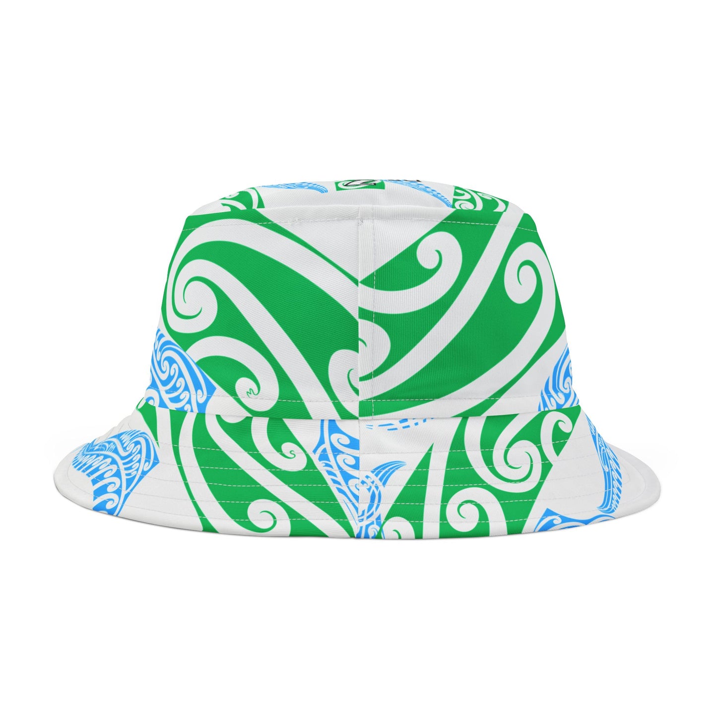 Bucket Hat, Maori Design, New Zealand Souvenir, Ethnic Print, Tribal Headwear, Cultural Gift, Sun Protection Cap