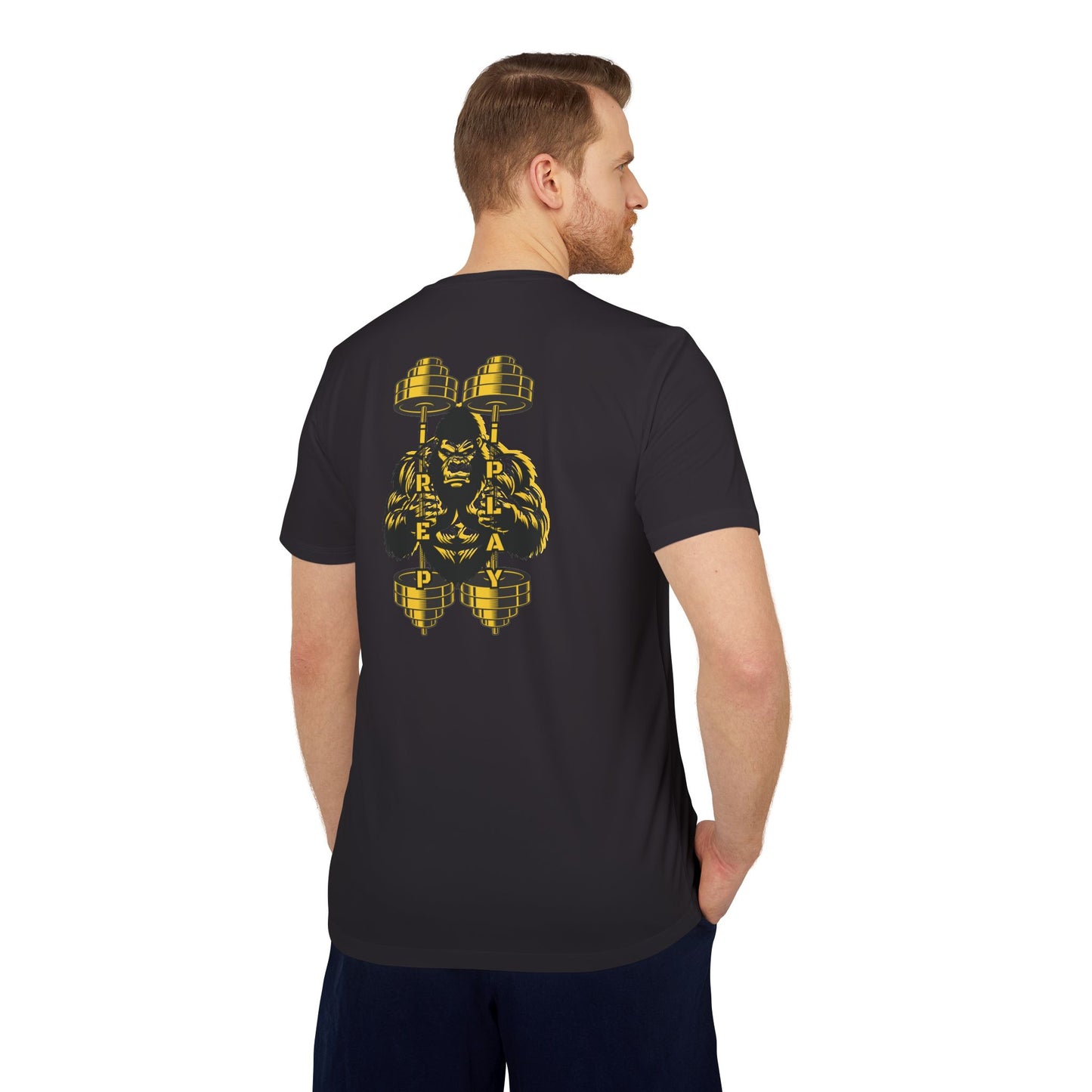 Adidas Gym Sport custom logo iREP iPLAY T-shirt, Unisex, Sportswear, Athlete Tee