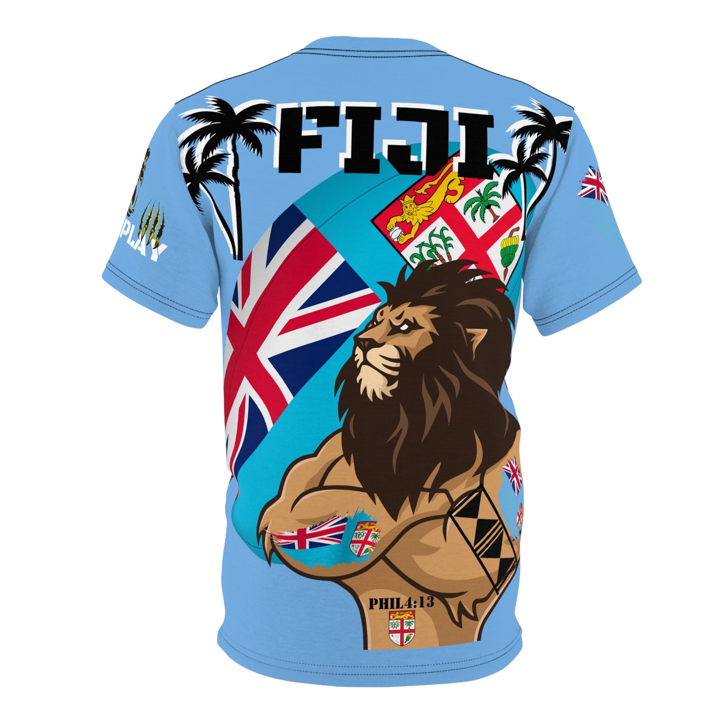 Fiji Supporter T-Shirt, Fijian Flag Tee, Rugby Enthusiast Shirt, Pacific Islander Apparel, Fiji Pride Wear, Fijian Heritage Clothing, Bula