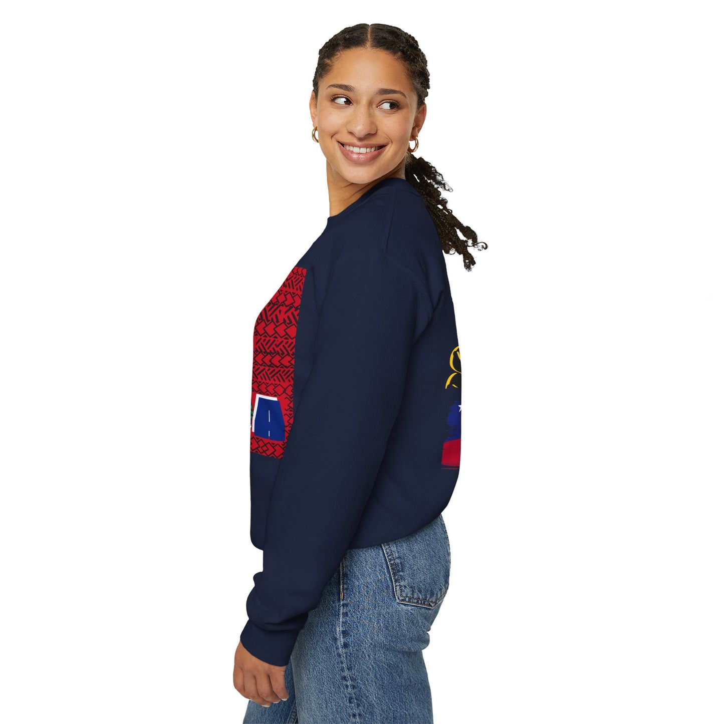 Uso Samoa Island Style, WInter Unisex Heavy Blend™ Crewneck Sweatshirt