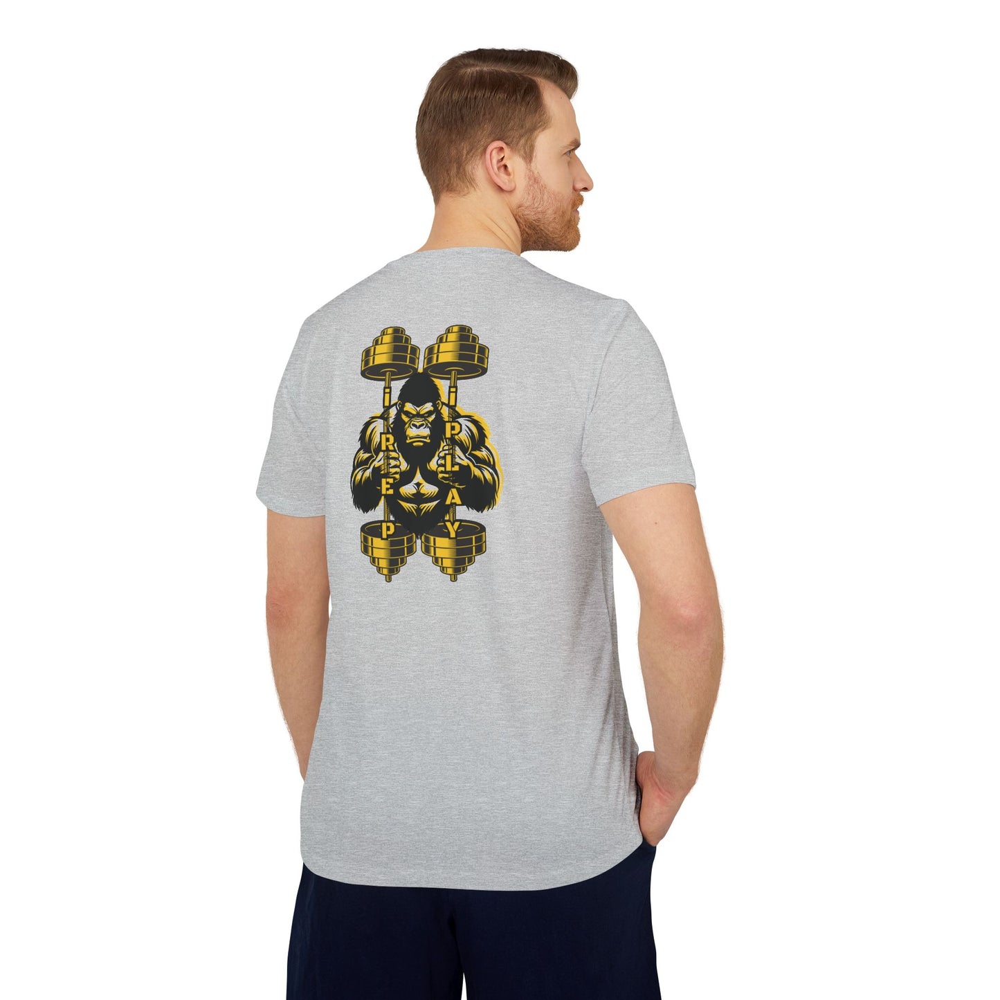 Adidas Gym Sport custom logo iREP iPLAY T-shirt, Unisex, Sportswear, Athlete Tee