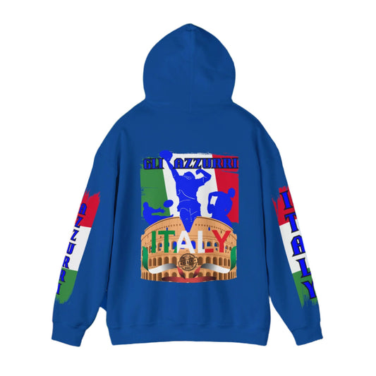 Italy Hoodie , Italian hooded Sweatshirt, Italy azzurri Hoodie, italiano pullover Hoodie