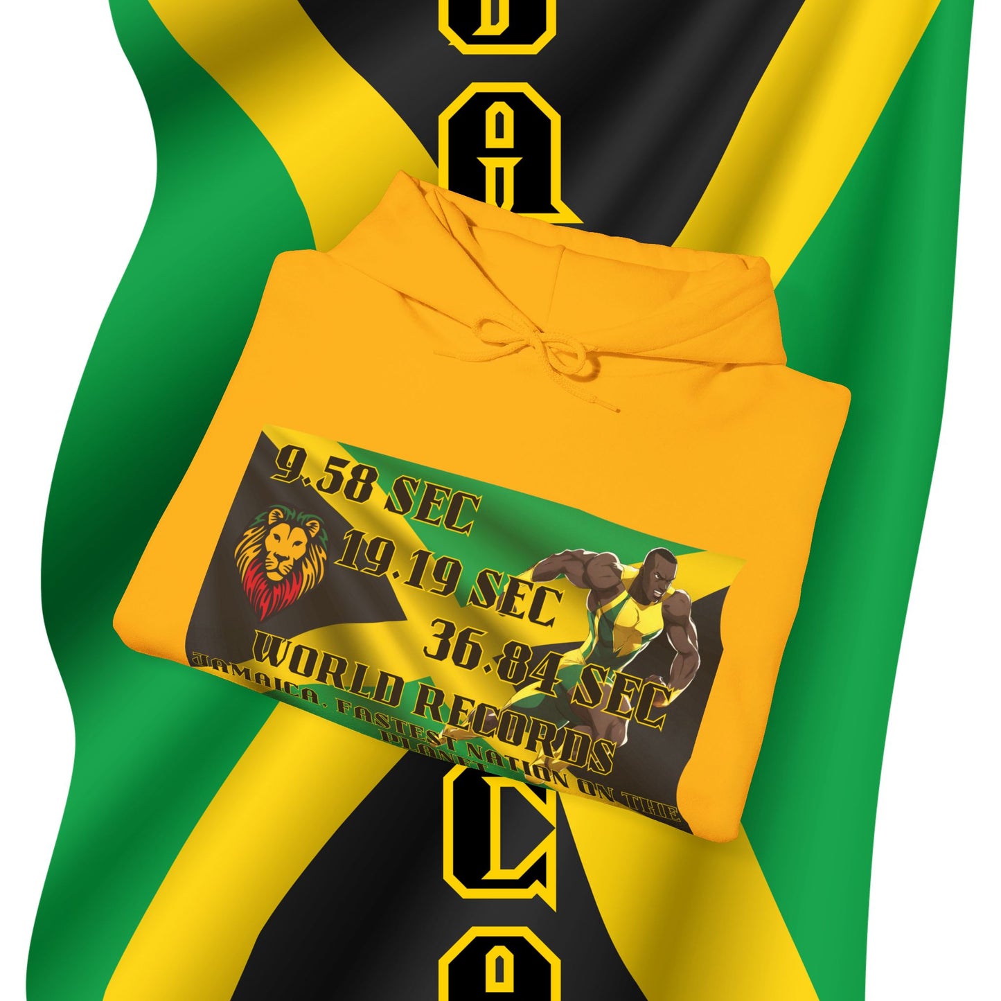 Jamaica Hoodie, Jamaican hooded Sweatshirt, Jamaica pullover, Rasta hoodie, Jamaica Gift idea, kingston #hoodie, world record hoodie