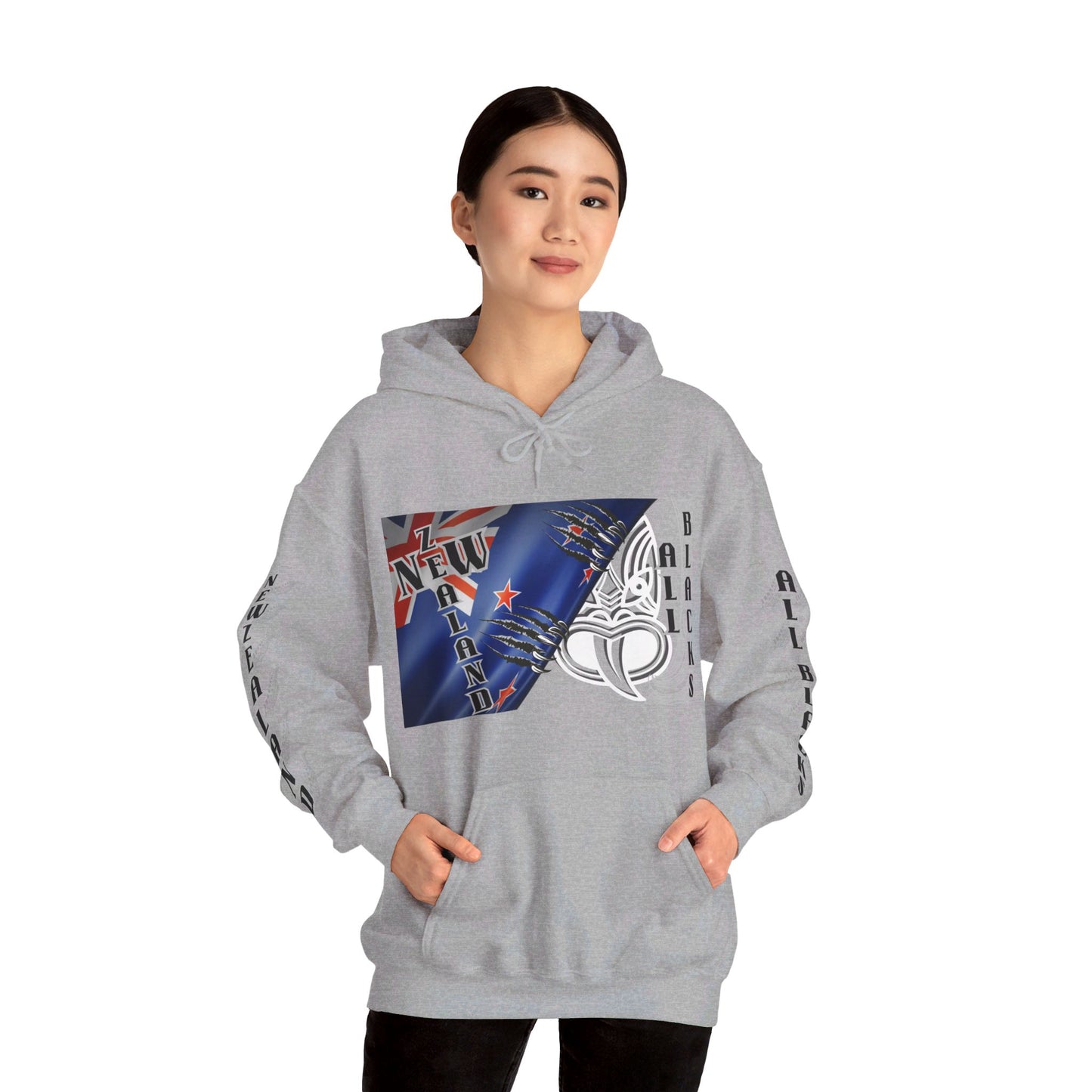 New Zealand Hoodie, All blacks Hooded Sweatshirt, Pullover, Rugby All blacks,Champions hoodie,silver fern,kiwi, unisex, winter hoodie