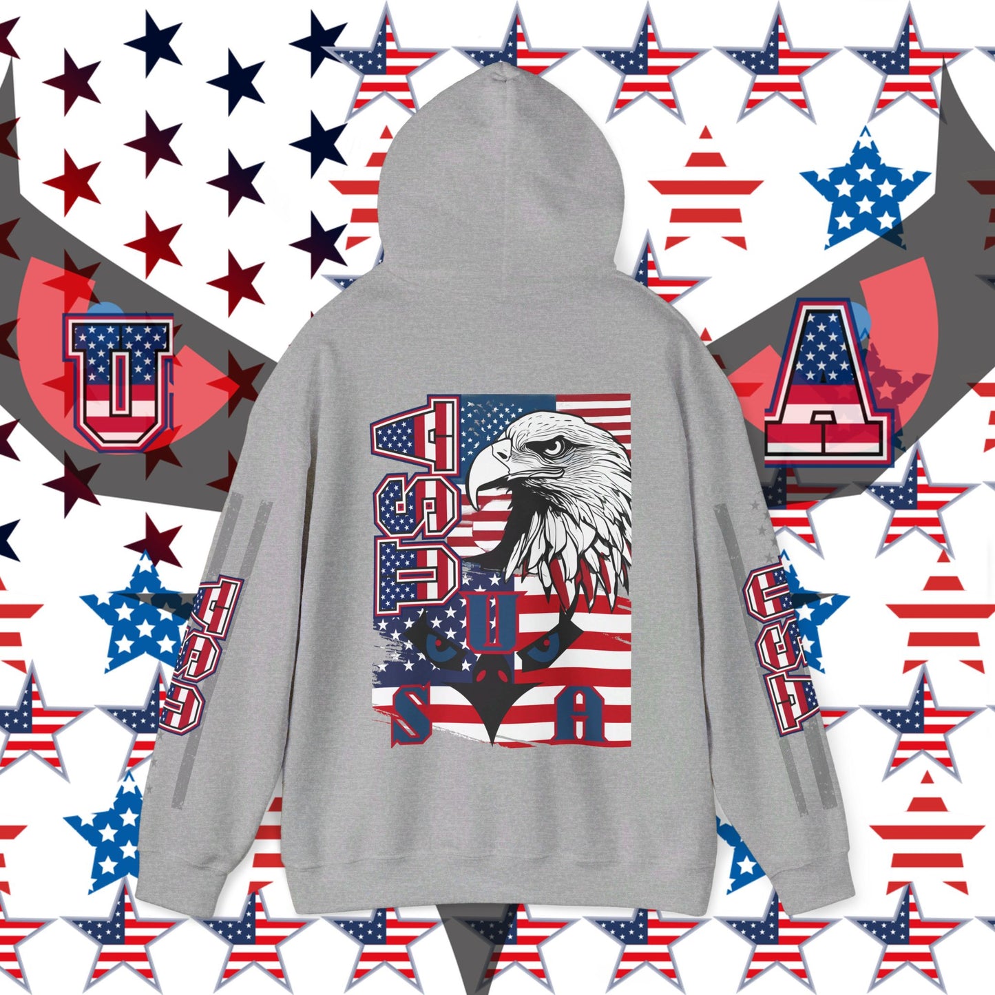 USA Hoodie, usa hooded Sweatshirt, Usa pullover hoodie, USA streetwear, urban wear, USA graphic hoodie