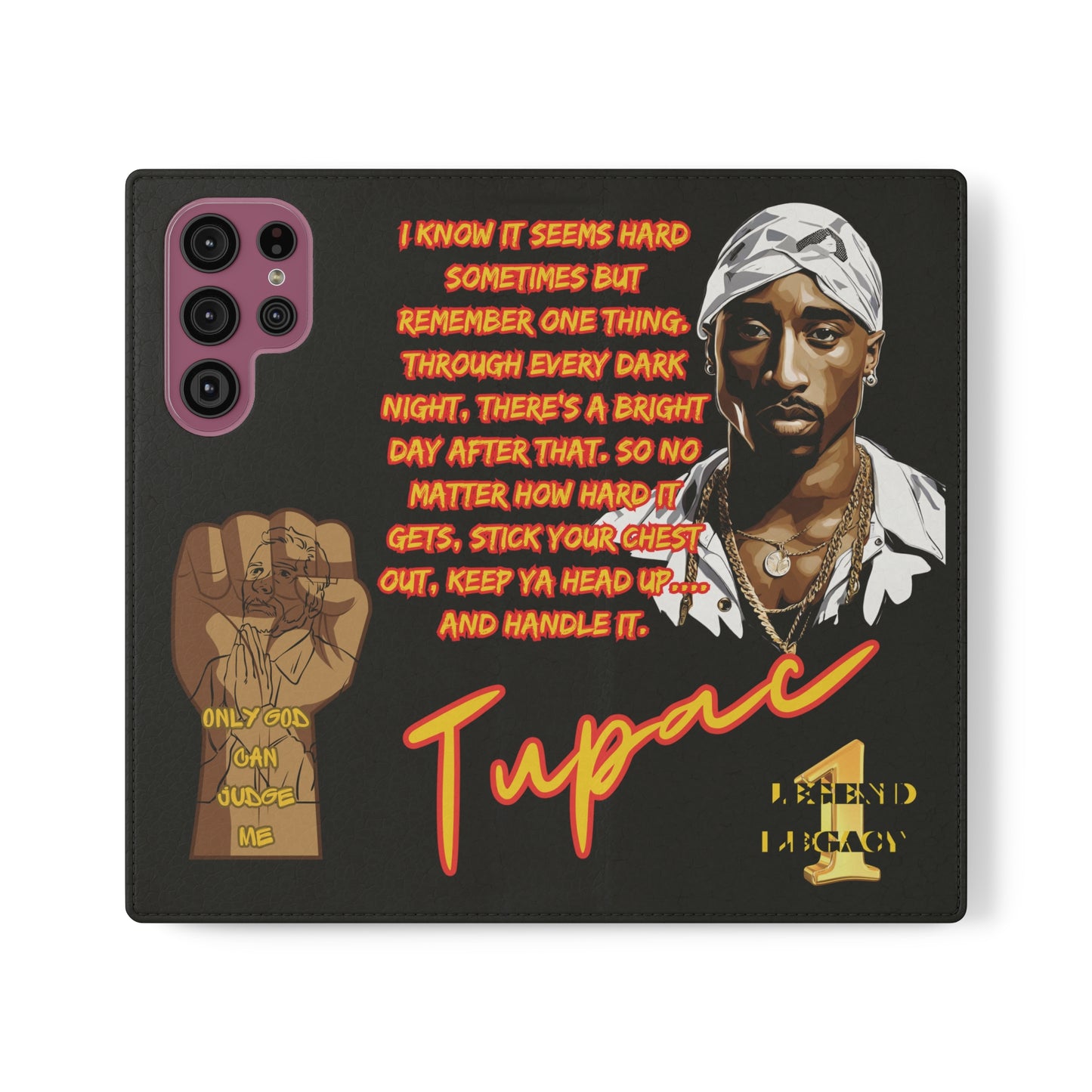 TUPAC Legendary hiphop  flip Cases