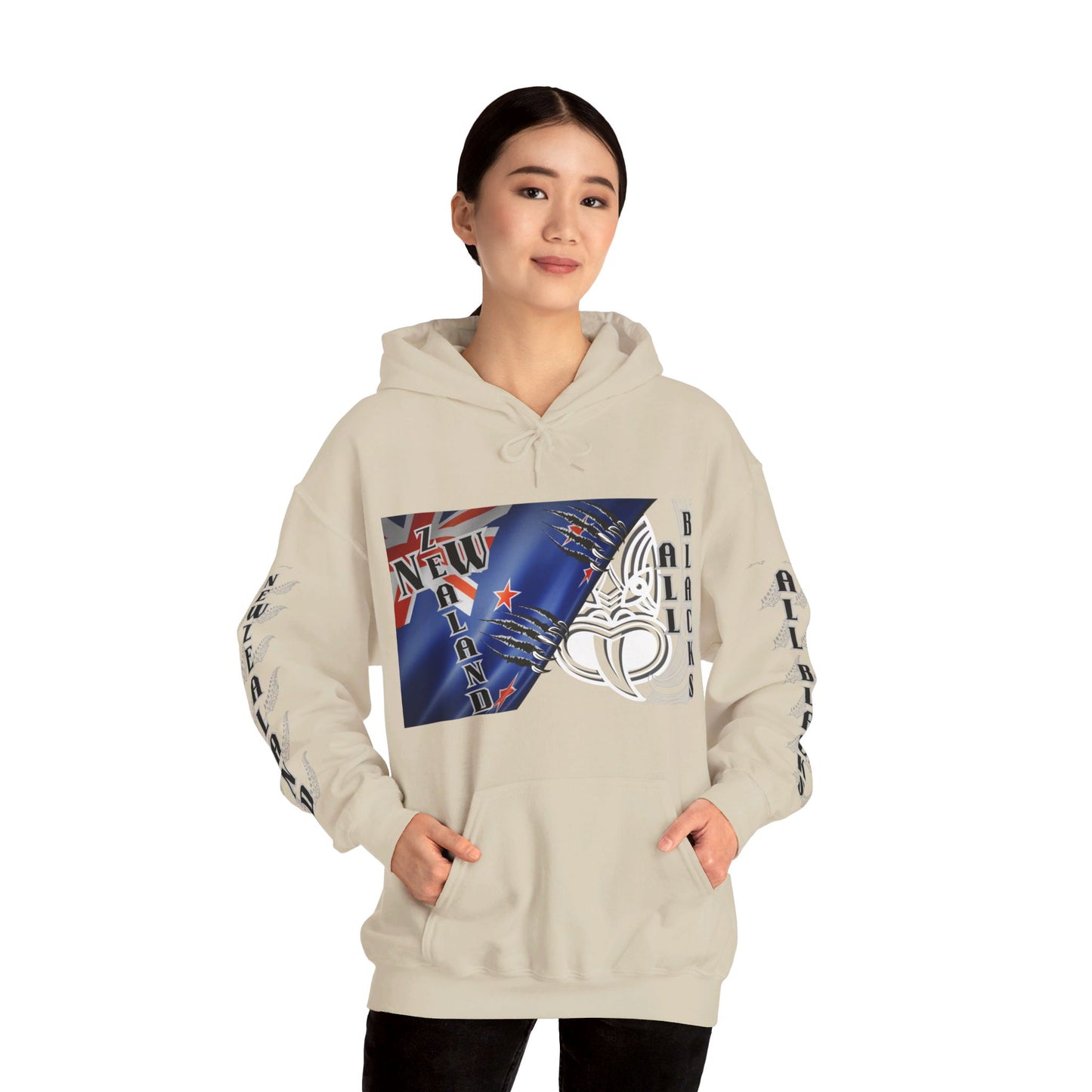 New Zealand Hoodie, All blacks Hooded Sweatshirt, Pullover, Rugby All blacks,Champions hoodie,silver fern,kiwi, unisex, winter hoodie