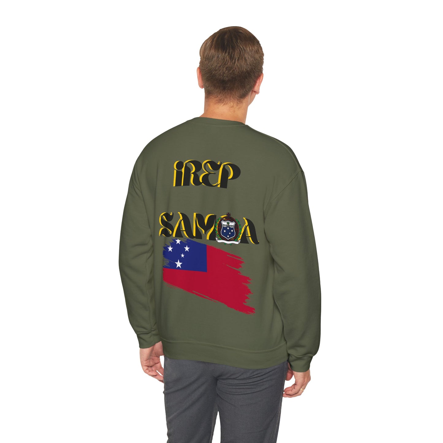 Uso Samoa Island Style, WInter Unisex Heavy Blend™ Crewneck Sweatshirt
