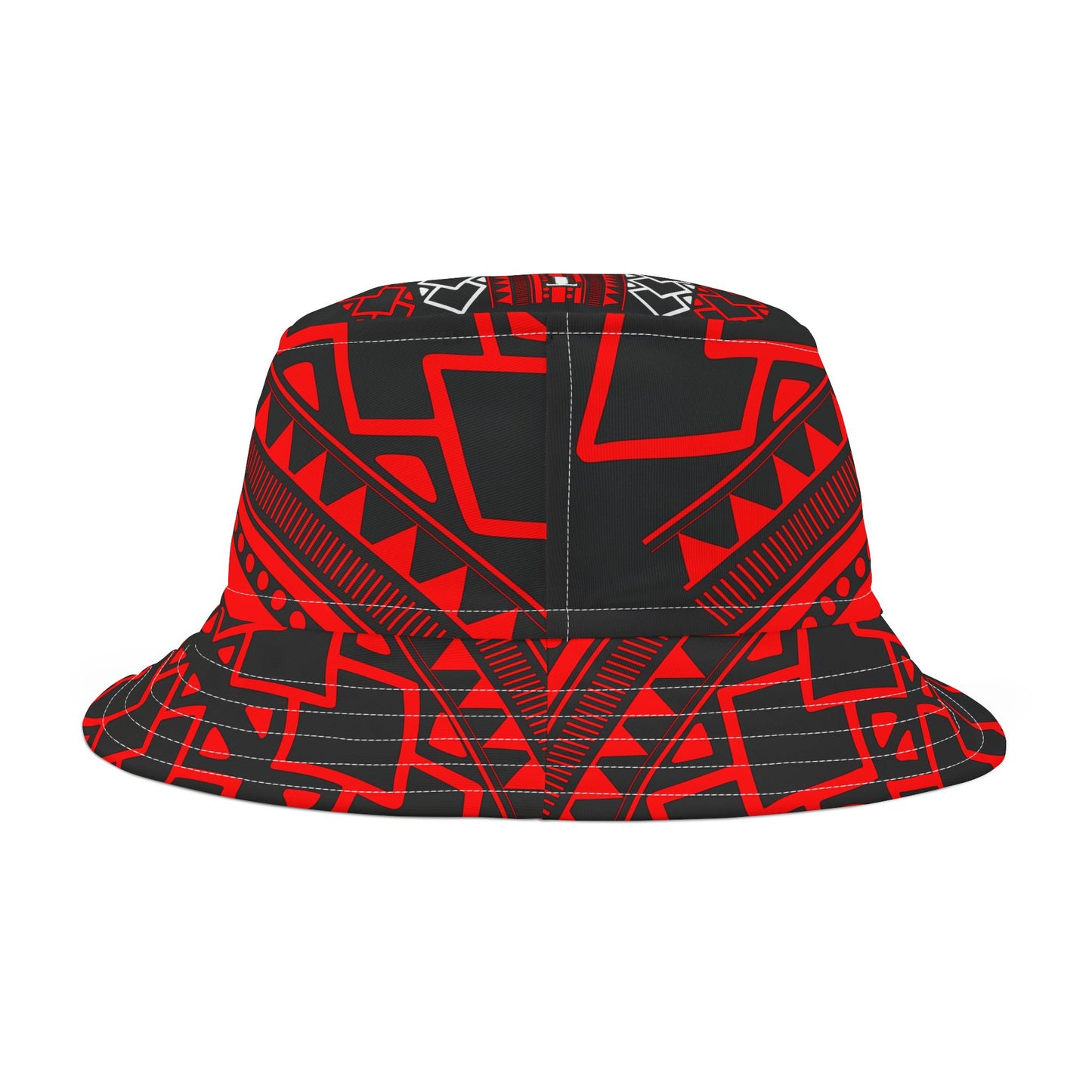 Bucket Hat, Tongan Tonga Print, Island Vibes Cap, Pacific Islander Accessory, Polynesian Headwear, Cultural Heritage Gift