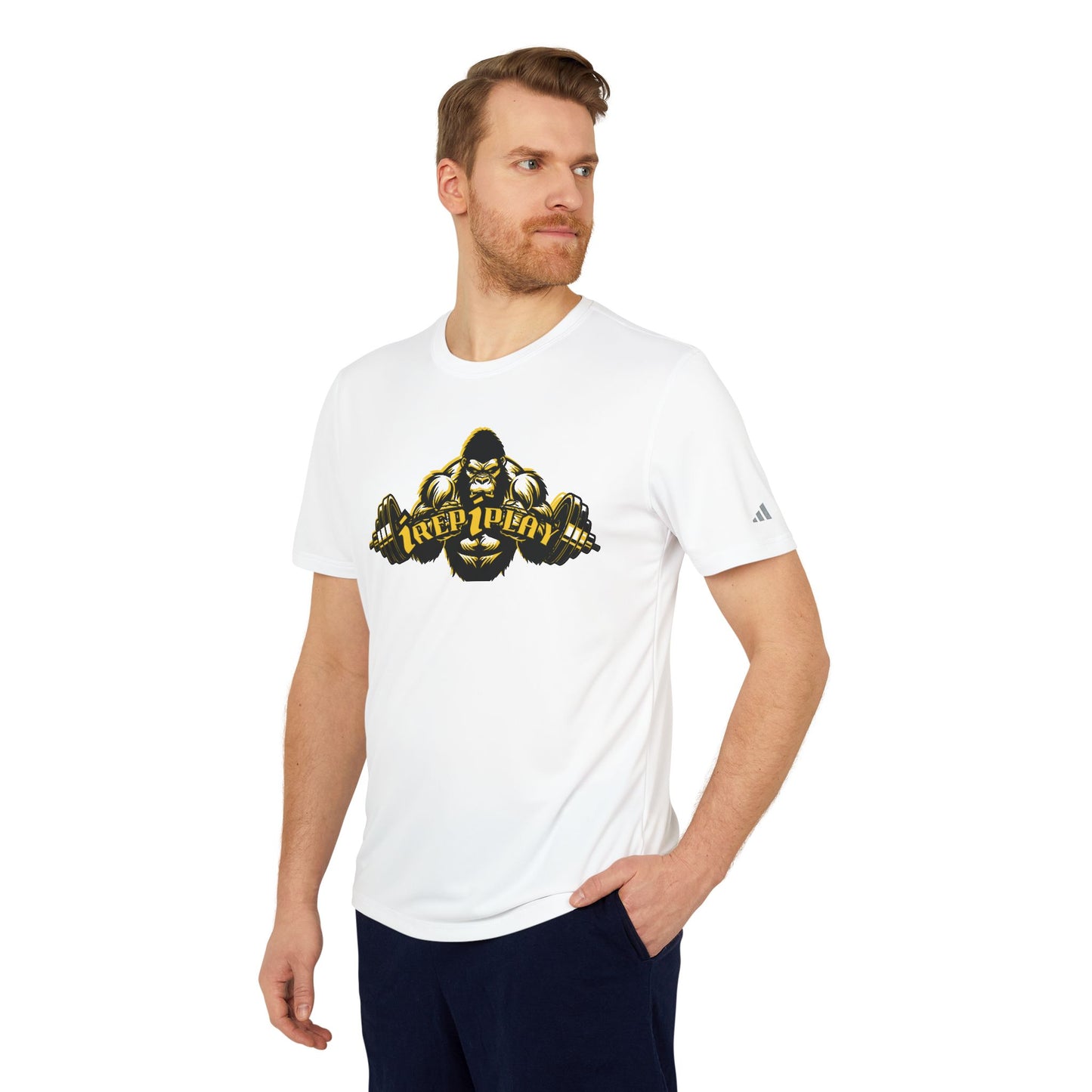 Adidas Gym Sport custom logo iREP iPLAY T-shirt, Unisex, Sportswear, Athlete Tee