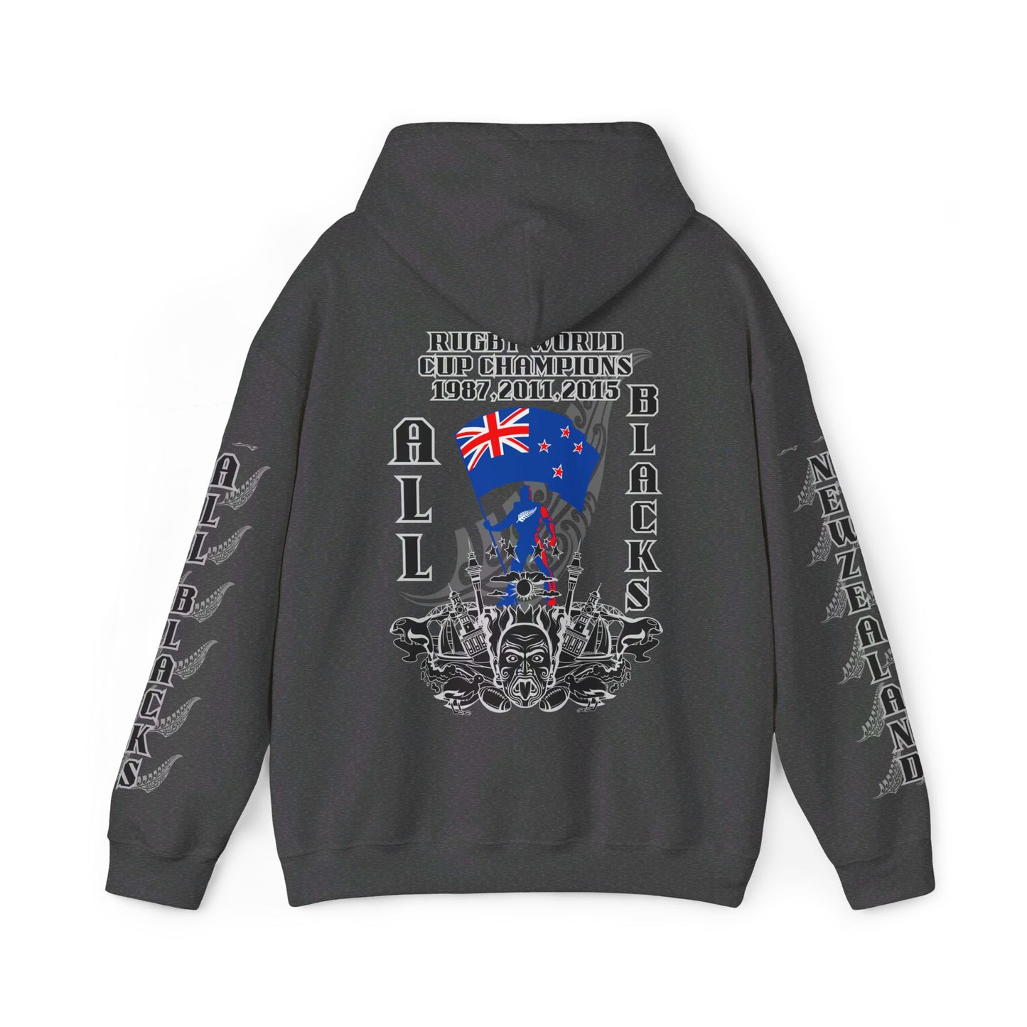 New Zealand Hoodie, All blacks Hooded Sweatshirt, Pullover, Rugby All blacks,Champions hoodie,silver fern,kiwi, unisex, winter hoodie