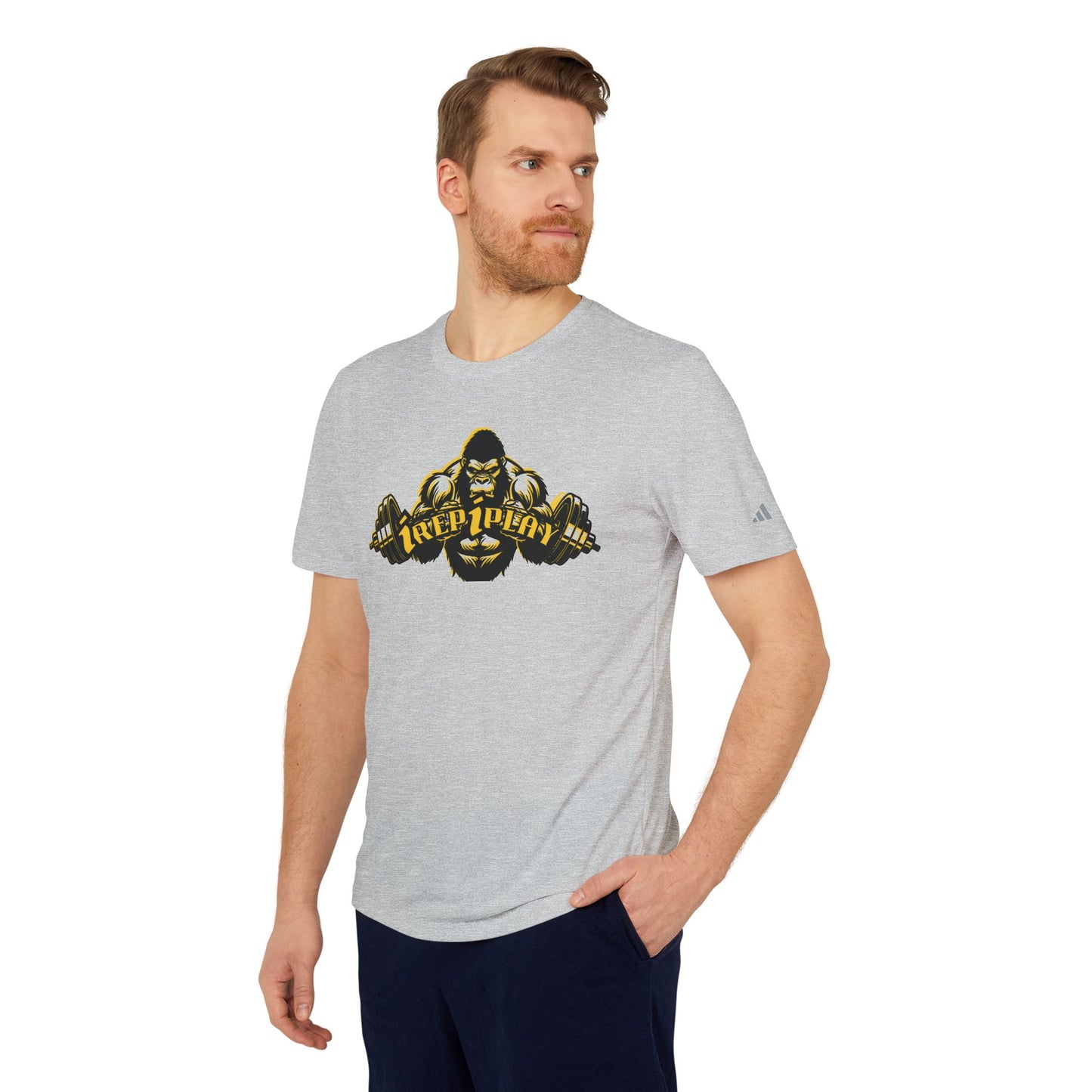 Adidas Gym Sport custom logo iREP iPLAY T-shirt, Unisex, Sportswear, Athlete Tee