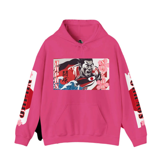 Japan Hoodie, Japanese Sweatshirt, Japanese rugby Hoodie, sakura pullover, tokyo, sumo, culture wear,
