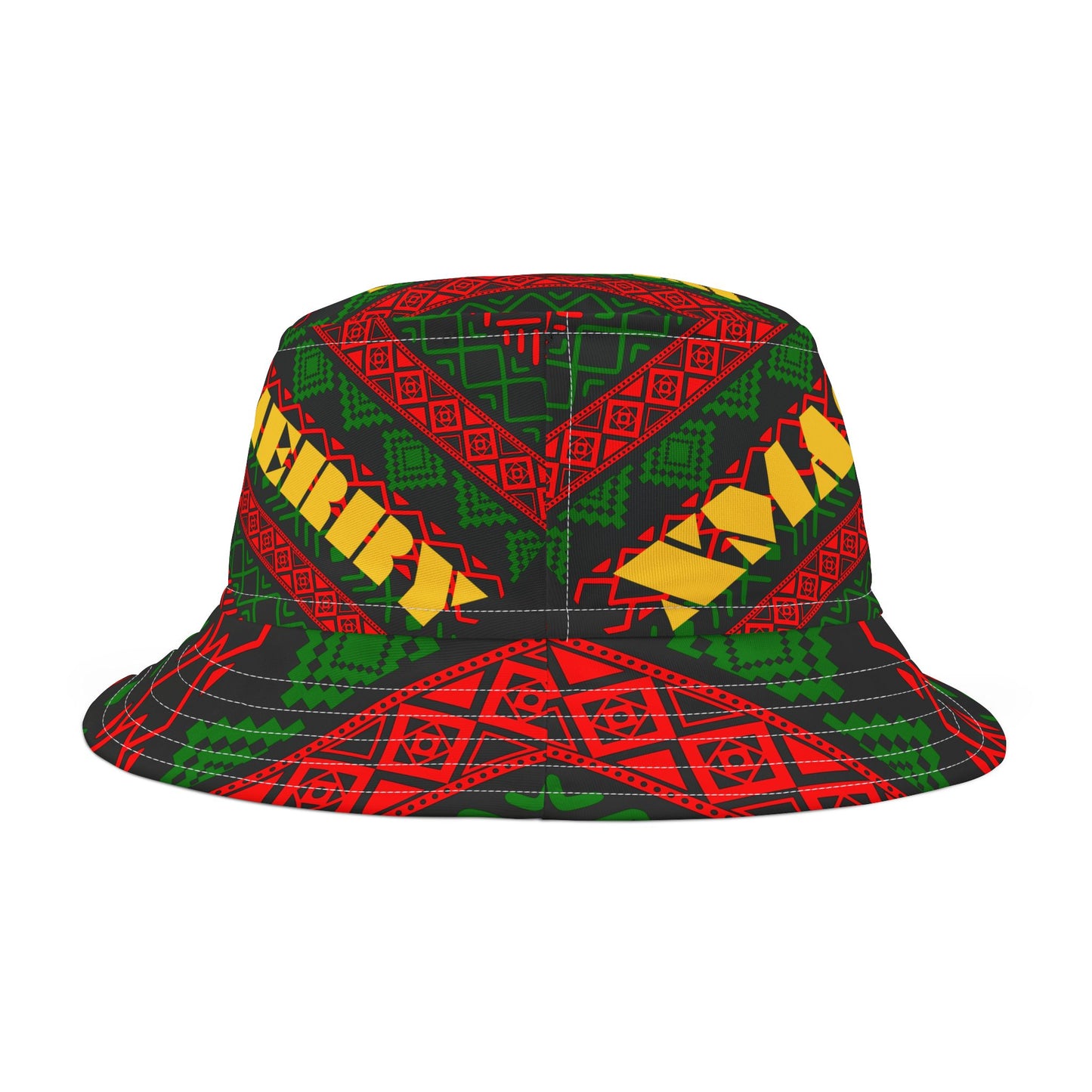 Peace and Love Xmas Bucket Hat, Christmas Hat, Happy Holiday Headwear, Festive Season Cap, Winter Accessory