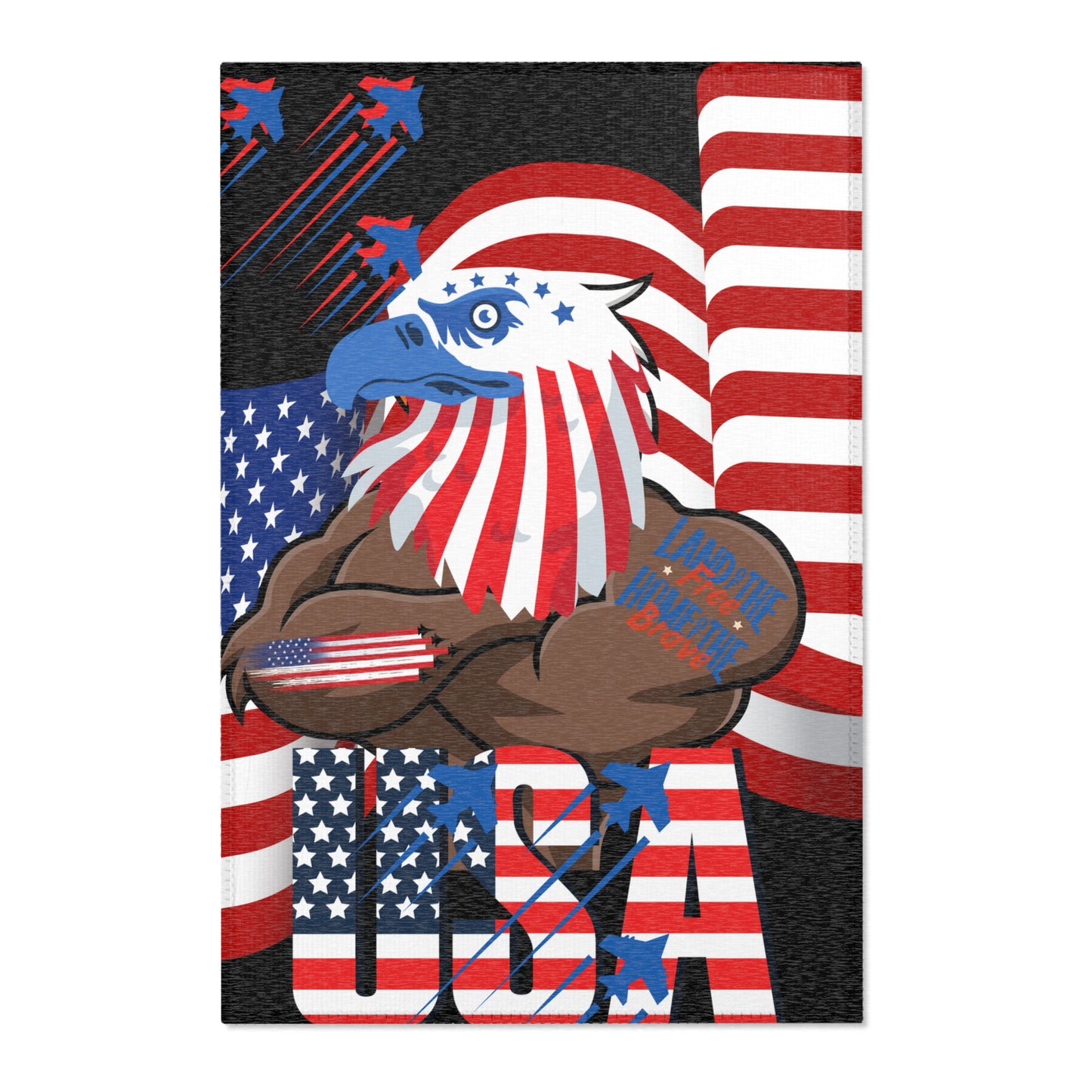 USA Supporter Area Rugs