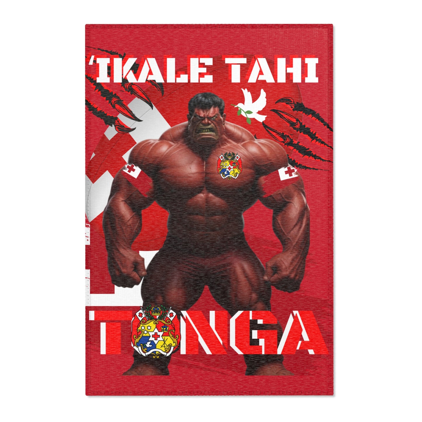 Tongan Supporter Area Rugs