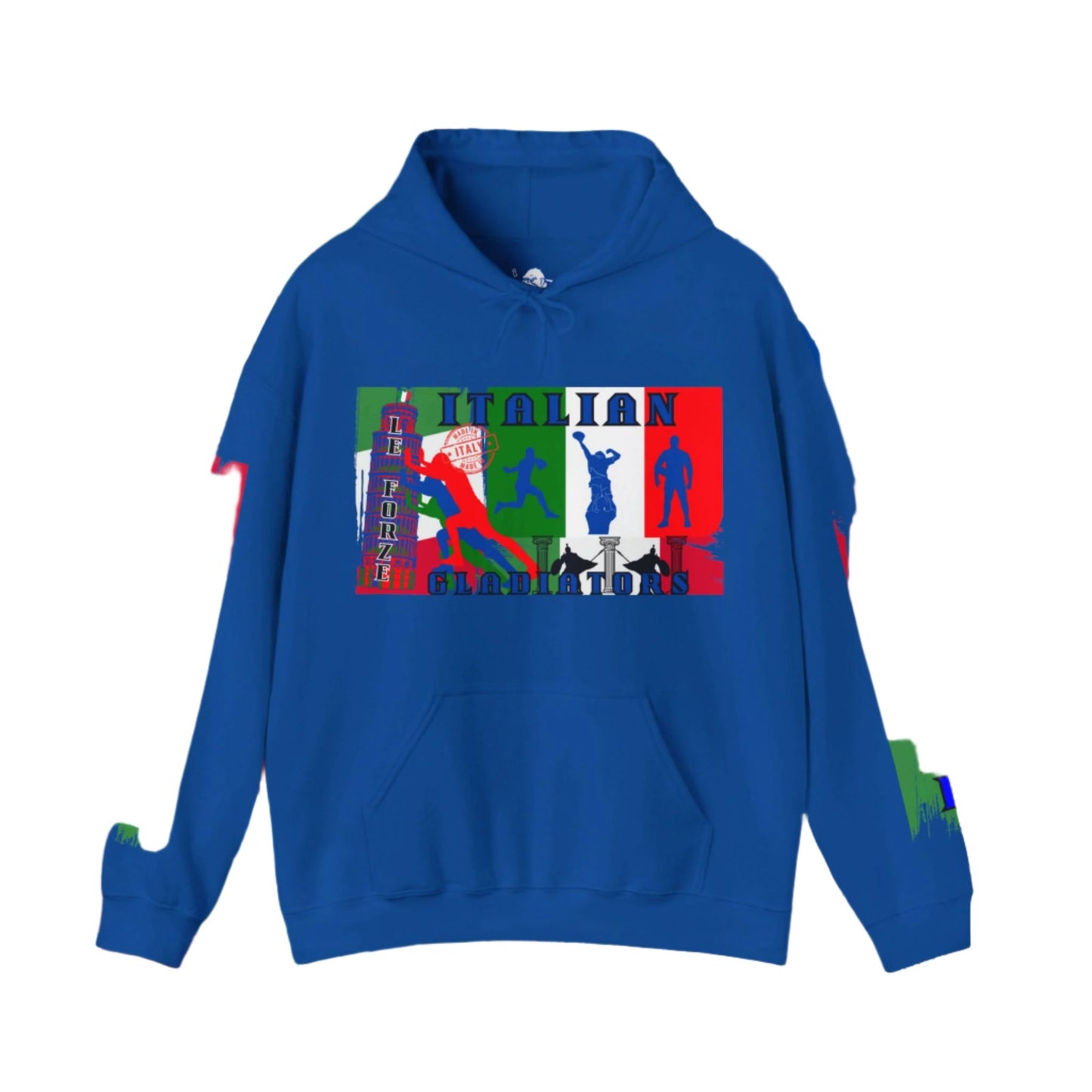 Italy Hoodie , Italian hooded Sweatshirt, Italy azzurri Hoodie, italiano pullover Hoodie