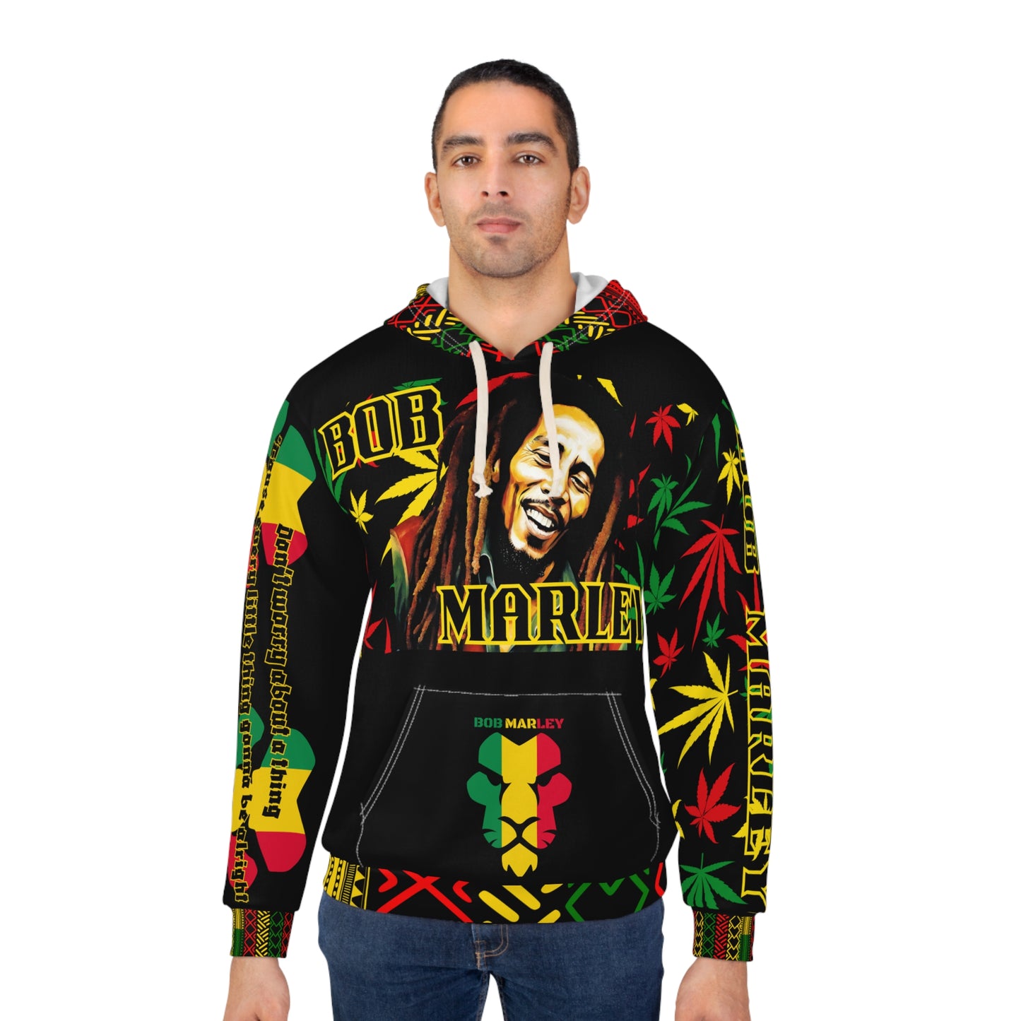 Reggae Rasta Marley Custom Hoodie