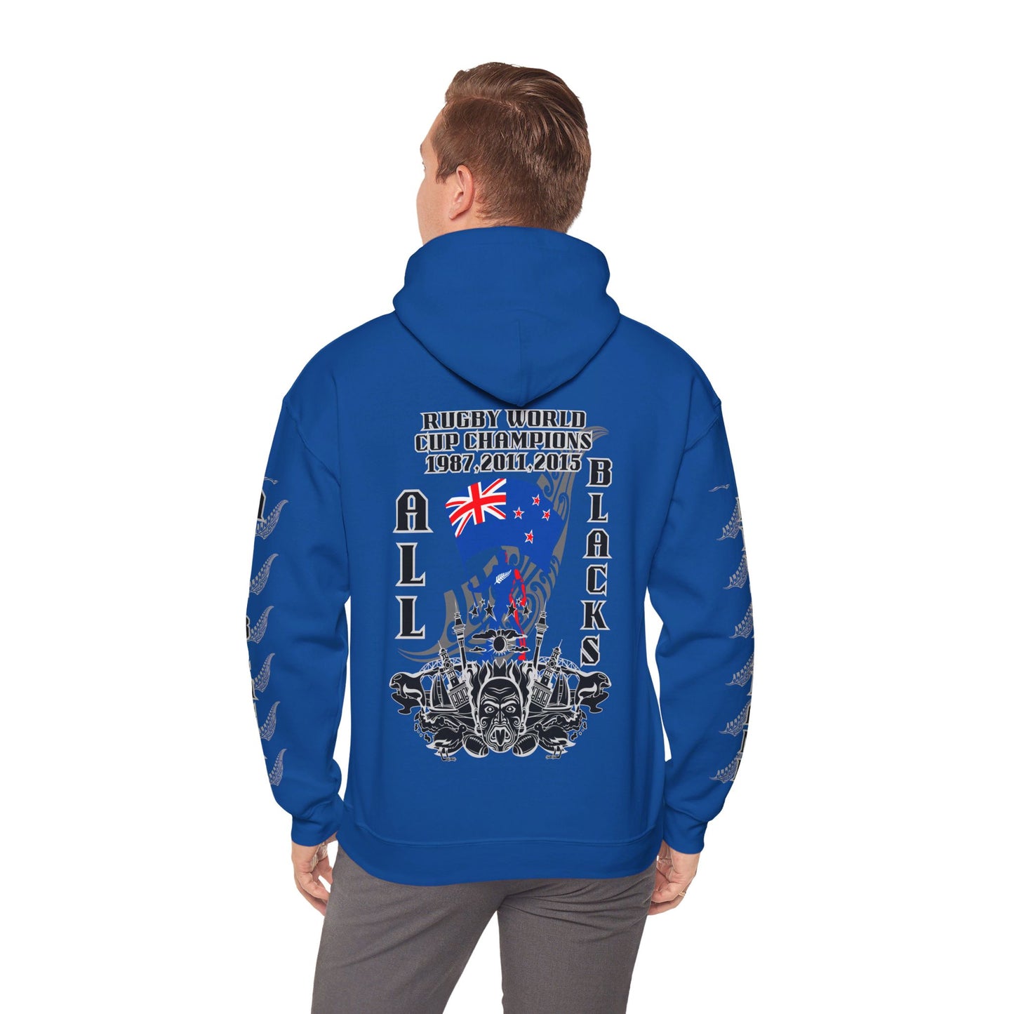 New Zealand Hoodie, All blacks Hooded Sweatshirt, Pullover, Rugby All blacks,Champions hoodie,silver fern,kiwi, unisex, winter hoodie