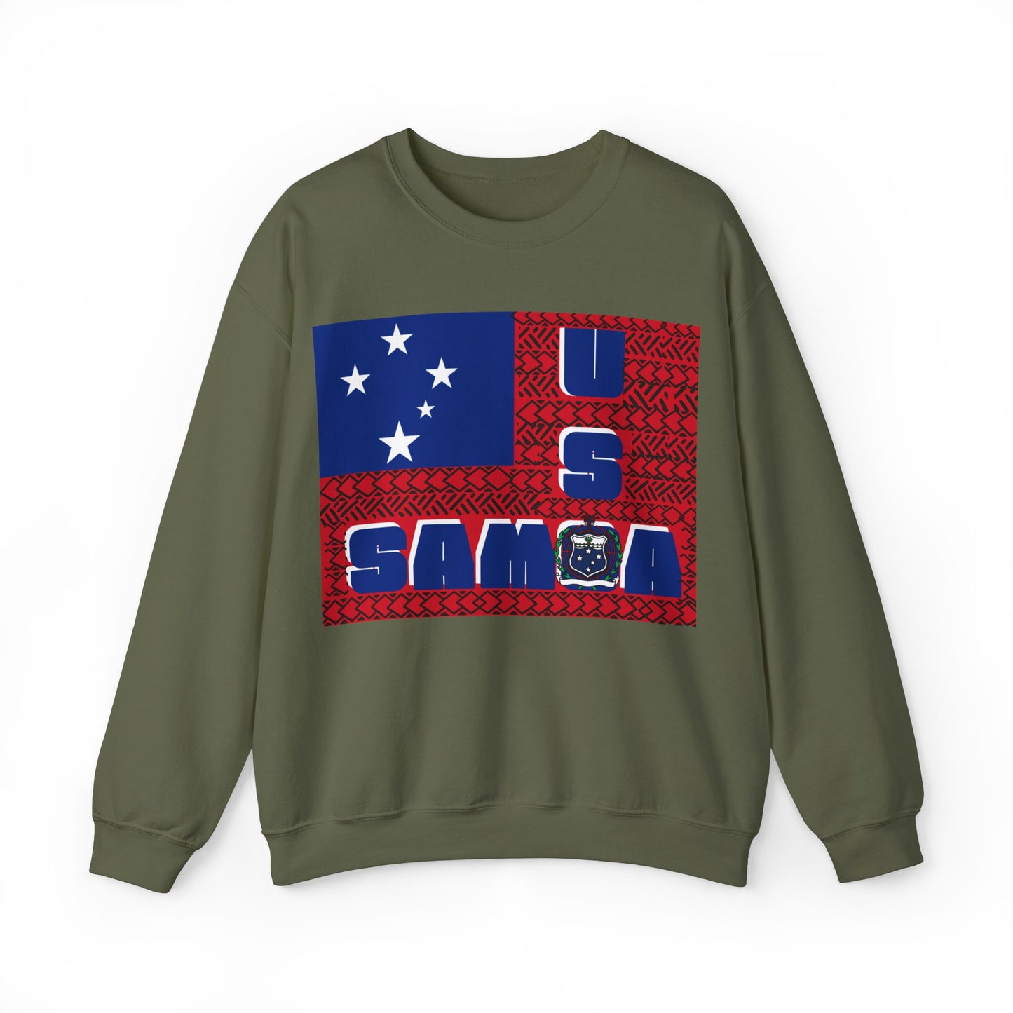Uso Samoa Island Style, WInter Unisex Heavy Blend™ Crewneck Sweatshirt