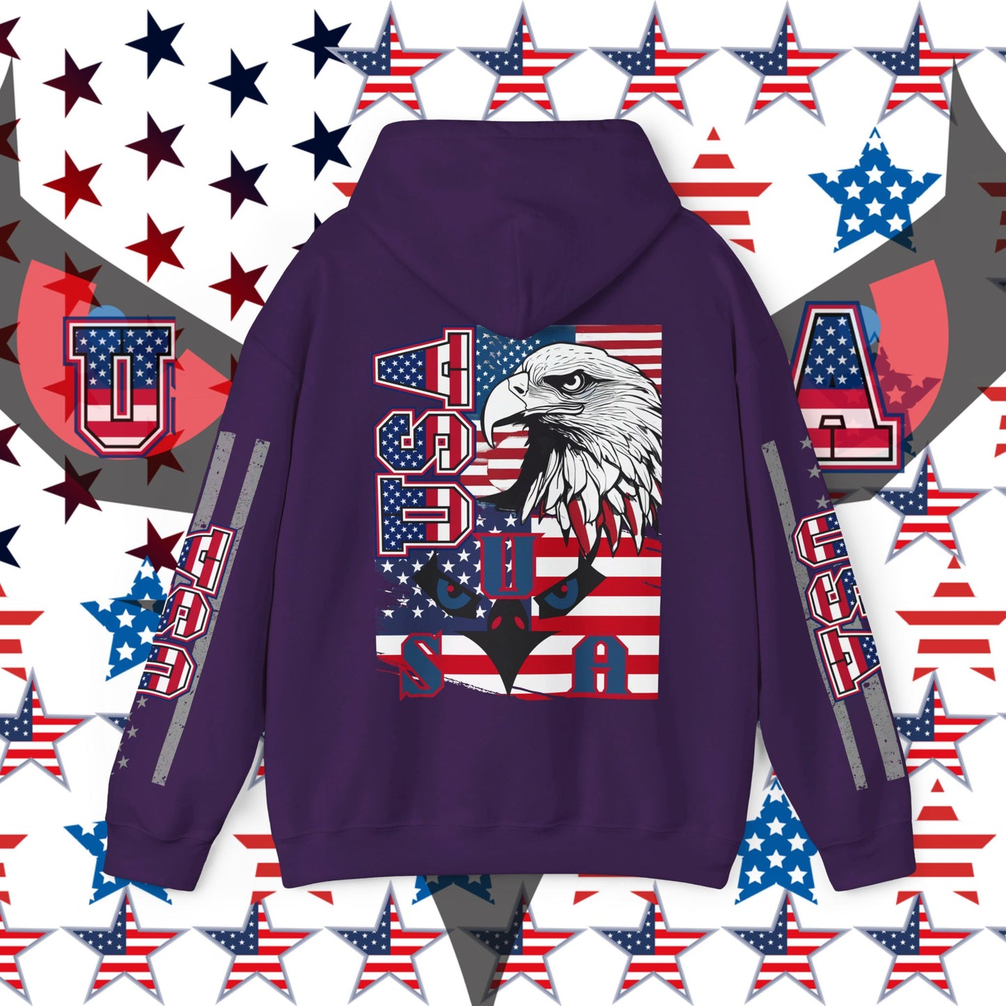 USA Hoodie, usa hooded Sweatshirt, Usa pullover hoodie, USA streetwear, urban wear, USA graphic hoodie
