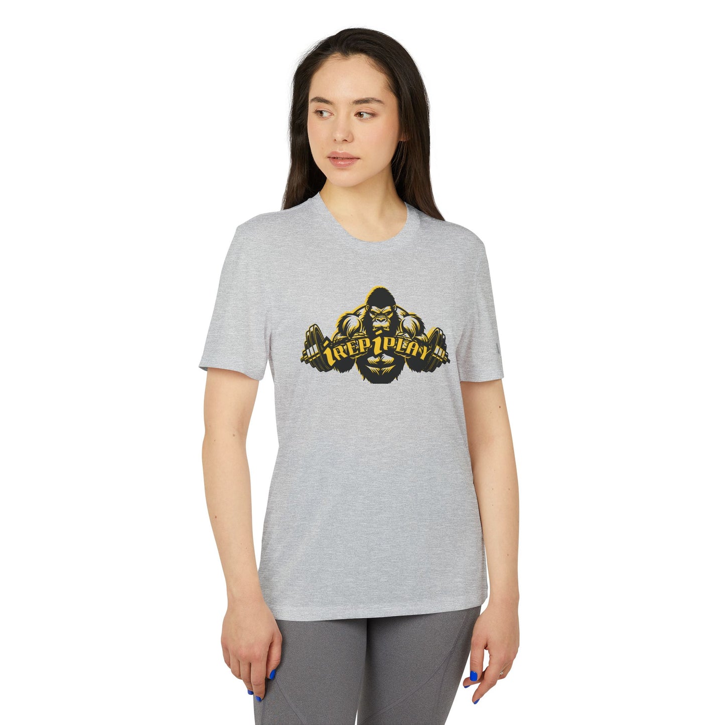 Adidas Gym Sport custom logo iREP iPLAY T-shirt, Unisex, Sportswear, Athlete Tee