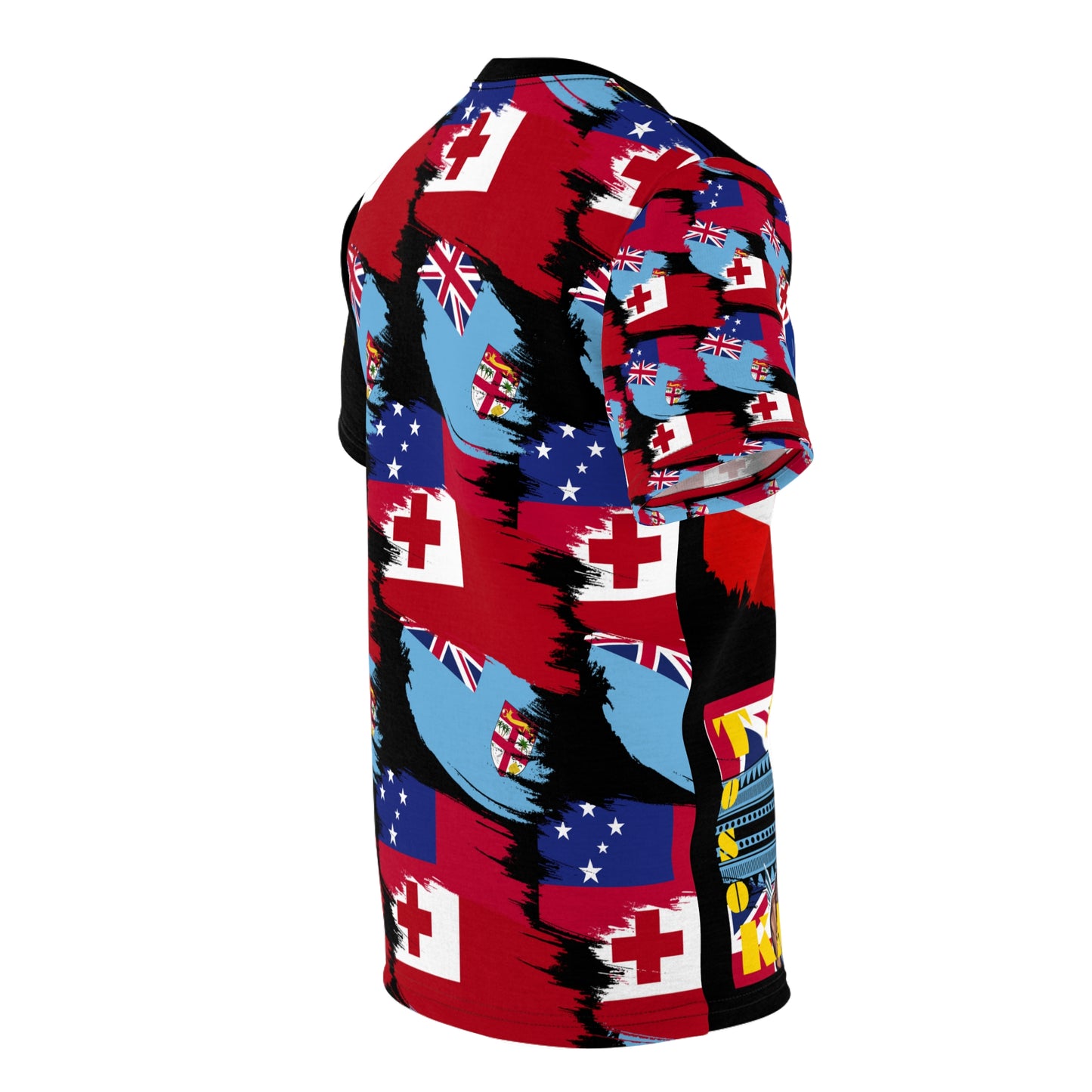 T-Shirt Islander fijian Samoan Tongan Rugby Supporter Rep all islands T-shirt, All over print shirt, worldwide T shirt