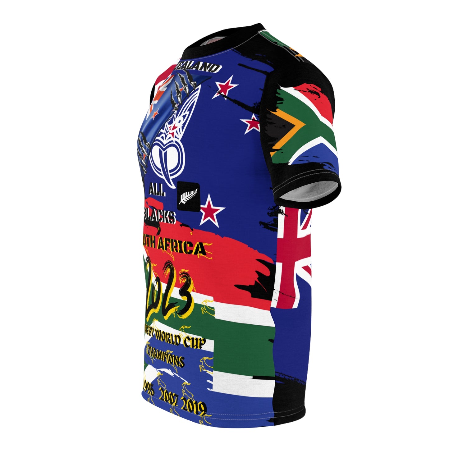 Mix n Match New Zealand All Blacks/ South Africa Springboks Championship T shirt
