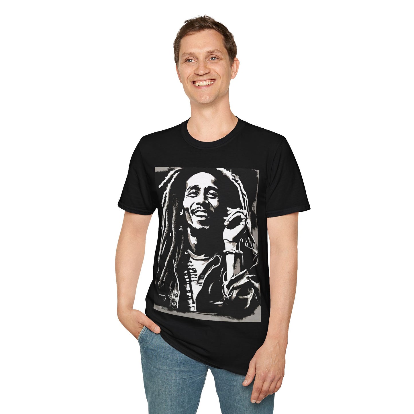 Bob Marley One Legend One Legacy Reggae Rasta Portrait T-Shirt