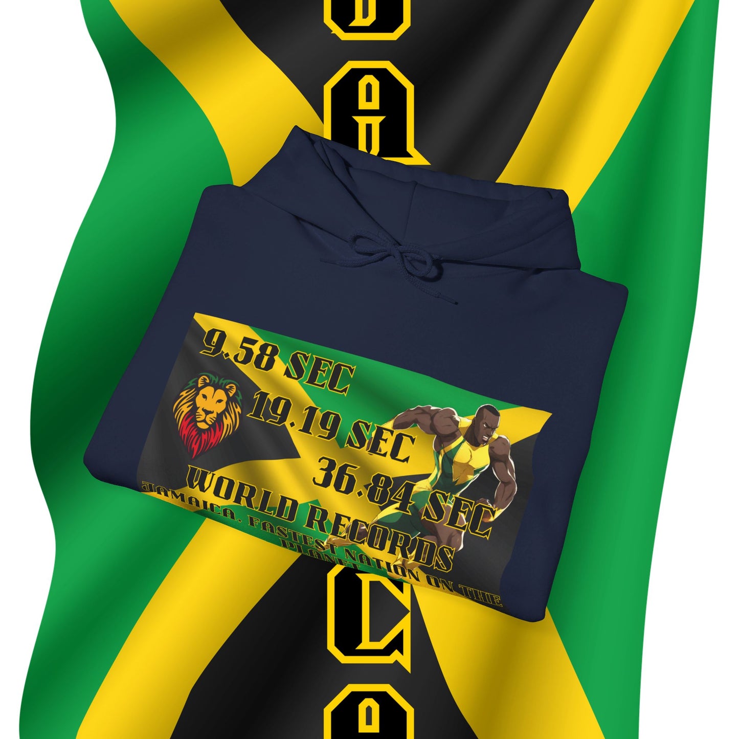 Jamaica Hoodie, Jamaican hooded Sweatshirt, Jamaica pullover, Rasta hoodie, Jamaica Gift idea, kingston #hoodie, world record hoodie