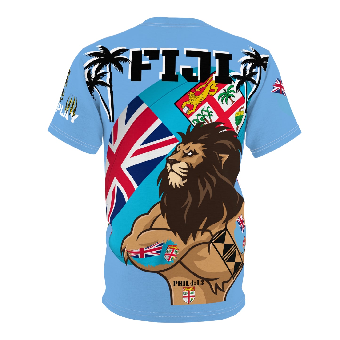 Fiji Supporter T-Shirt, Fijian Flag Tee, Rugby Enthusiast Shirt, Pacific Islander Apparel, Fiji Pride Wear, Fijian Heritage Clothing, Bula