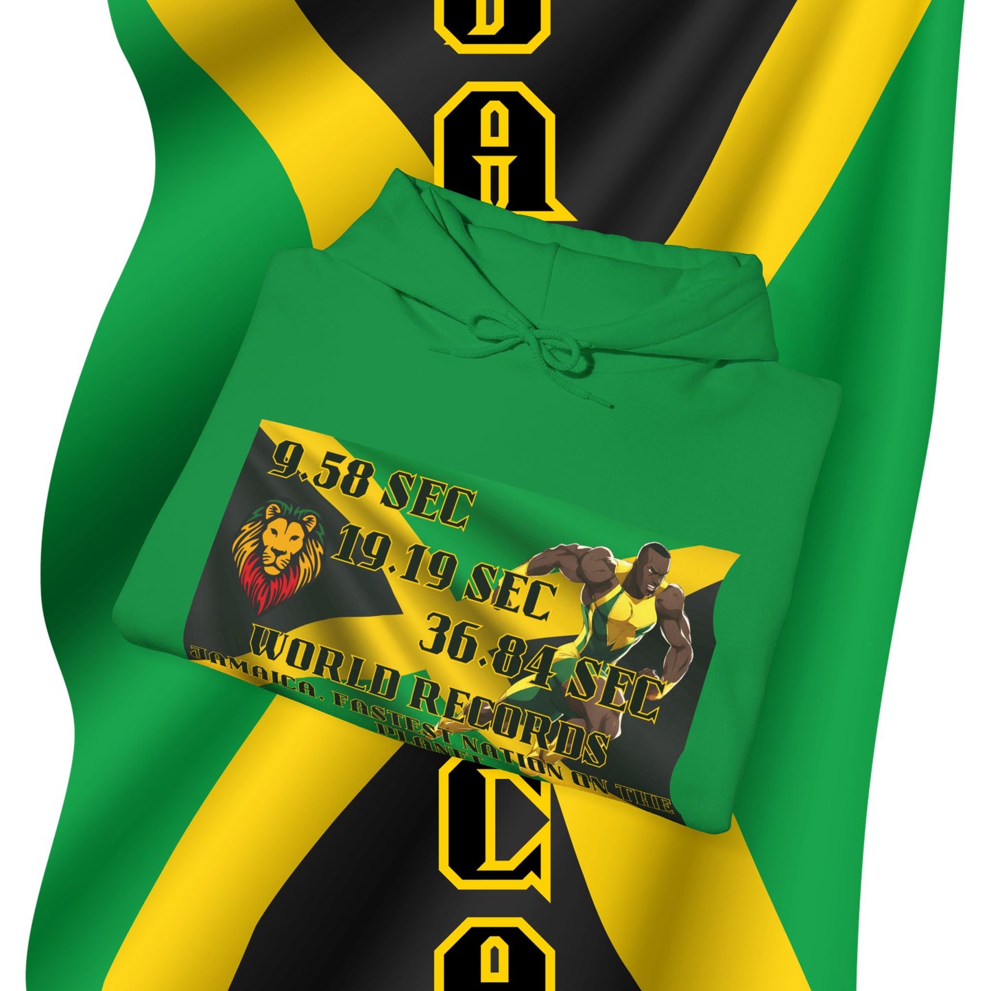 Jamaica Hoodie, Jamaican hooded Sweatshirt, Jamaica pullover, Rasta hoodie, Jamaica Gift idea, kingston #hoodie, world record hoodie